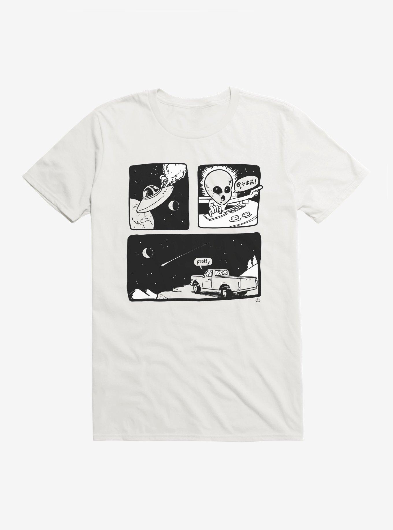 Shooting Star T-Shirt, WHITE, hi-res