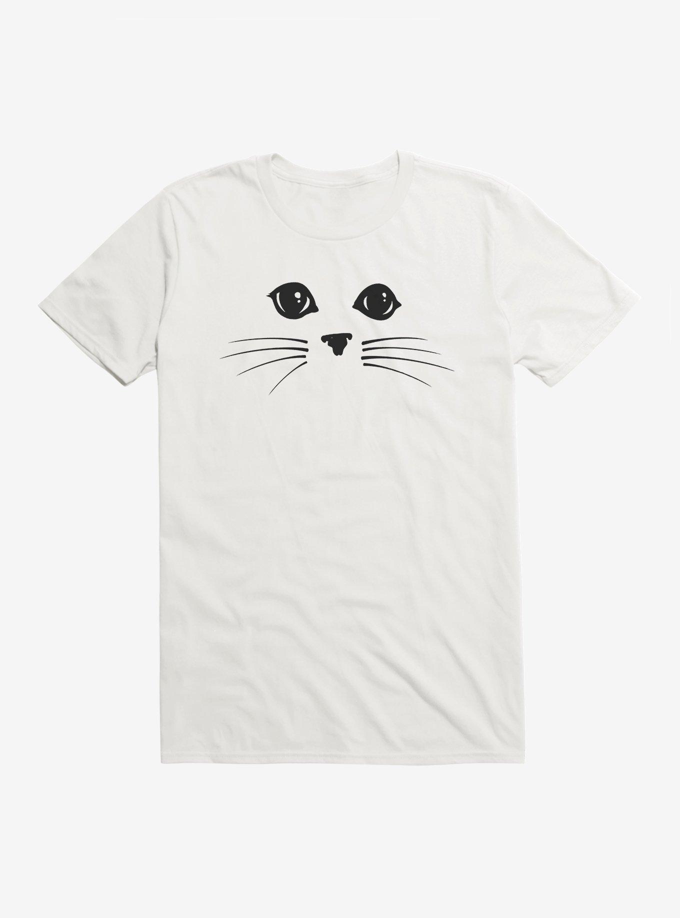 Whiskers T-Shirt, WHITE, hi-res
