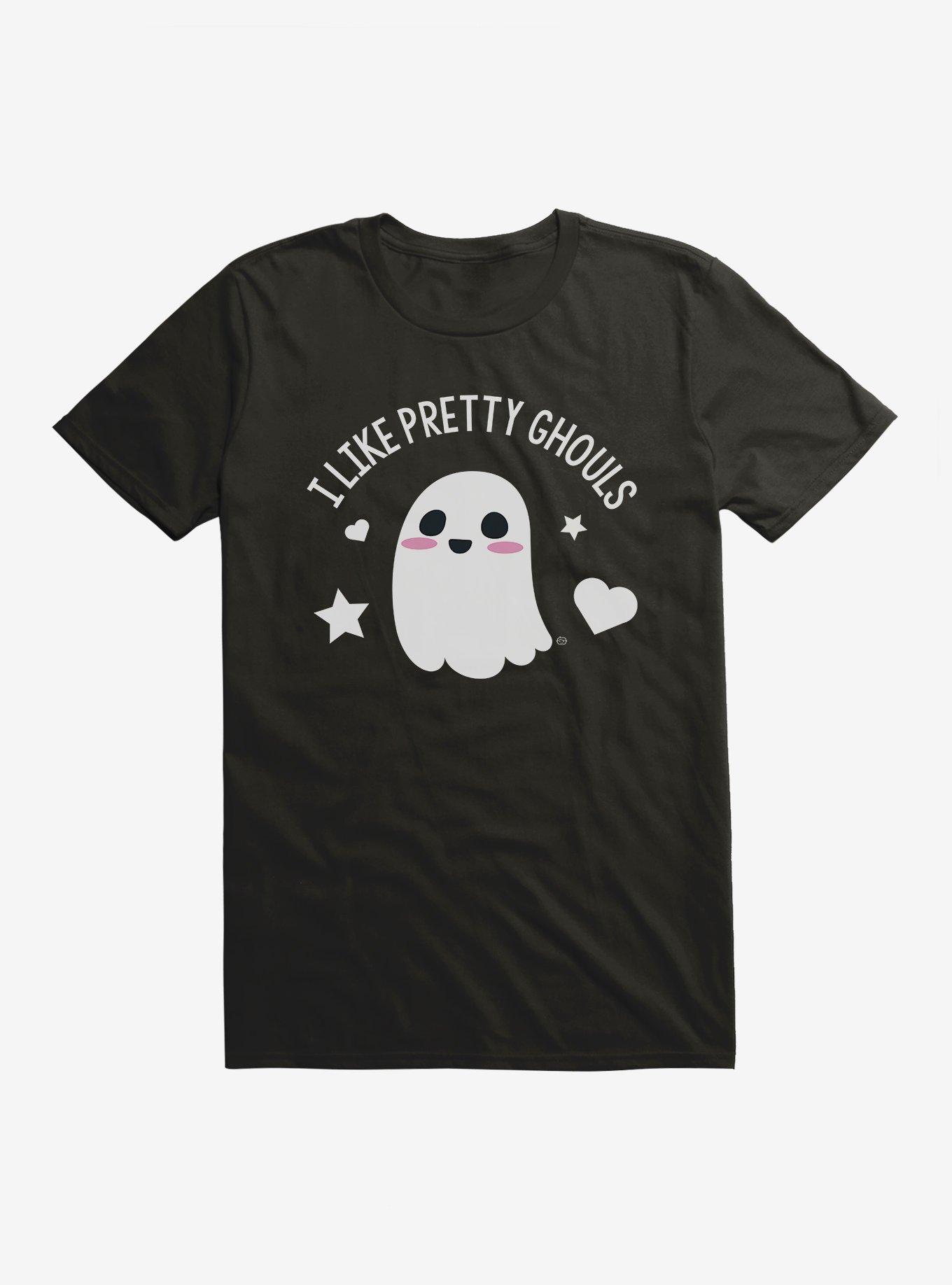 Pretty Ghouls Ghost T-Shirt, BLACK, hi-res