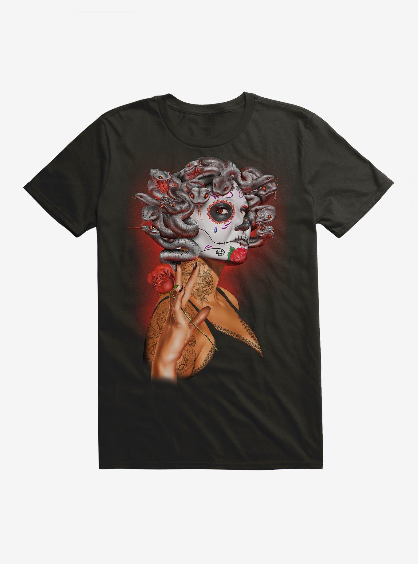 Medusa De Los Muertos T-Shirt, , hi-res
