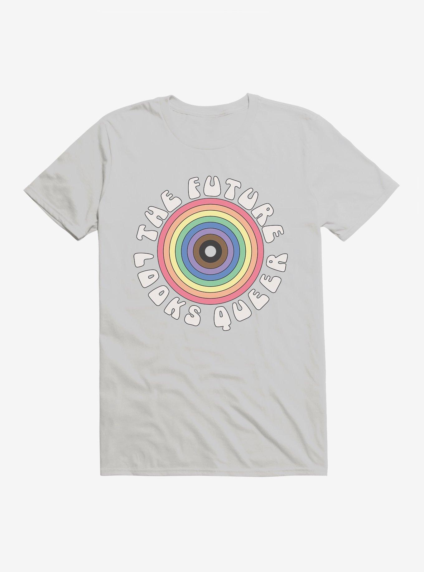 Pride The Future Is Queer T-Shirt, ICE GREY, hi-res
