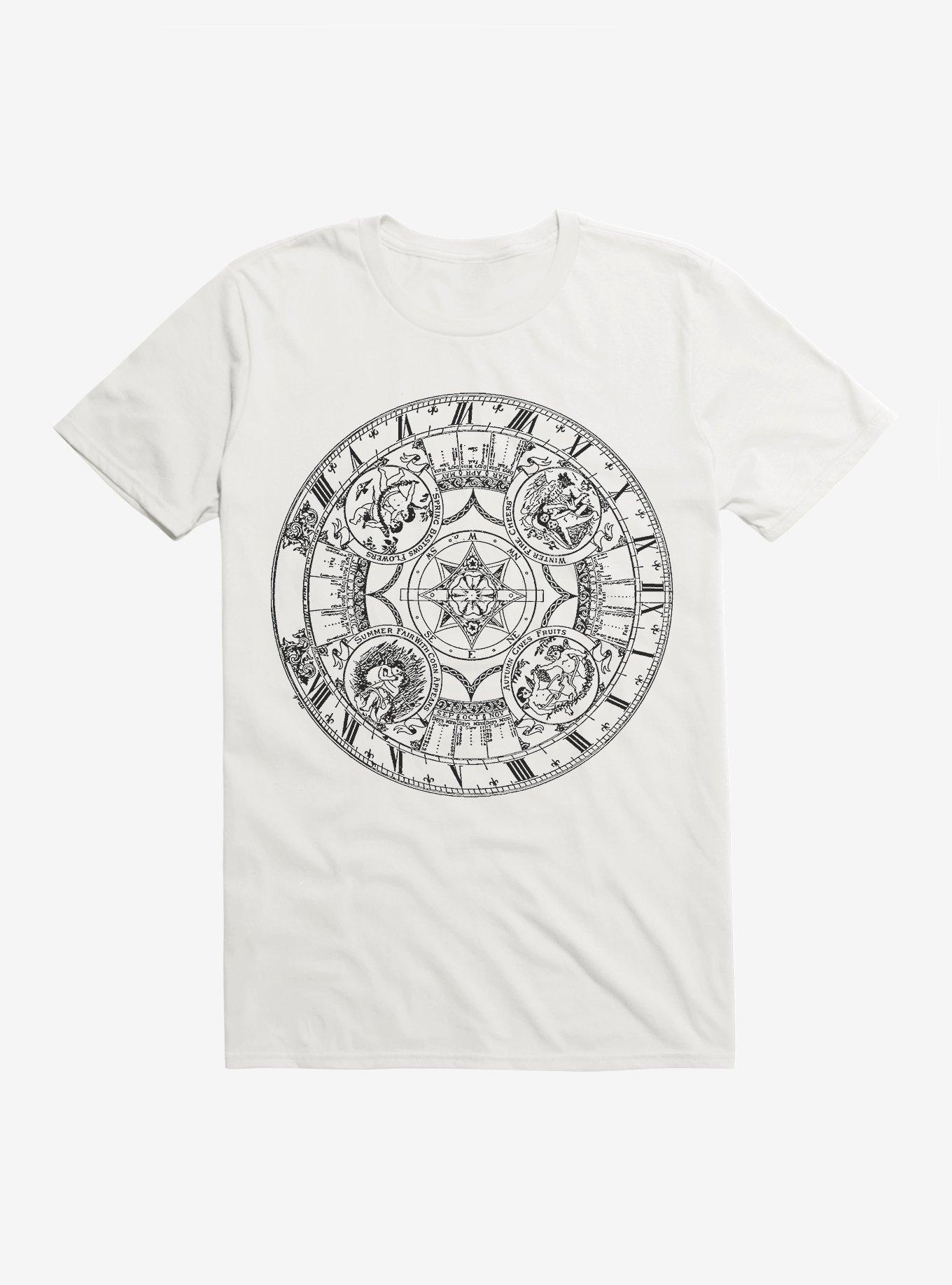 Compass T-Shirt, WHITE, hi-res