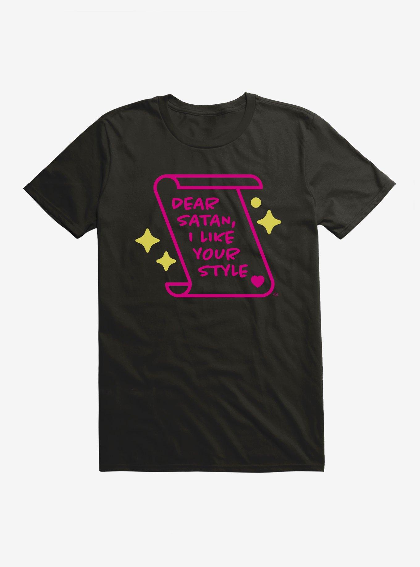 Dear Satan T-Shirt, BLACK, hi-res