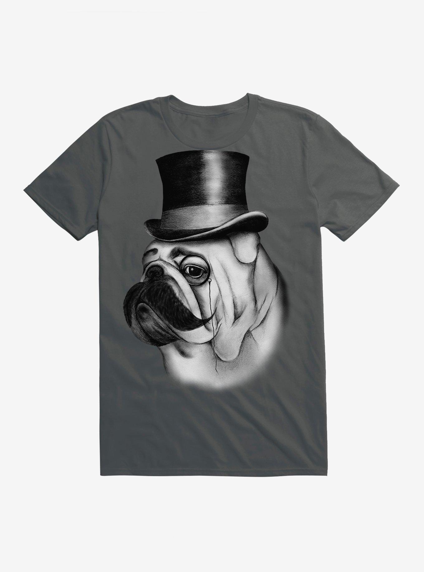 Fancy Pug T-Shirt, , hi-res