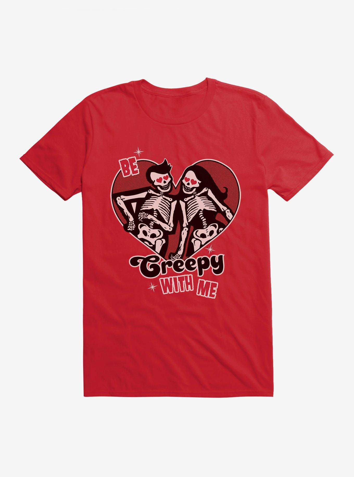 Creepy Together T-Shirt, RED, hi-res