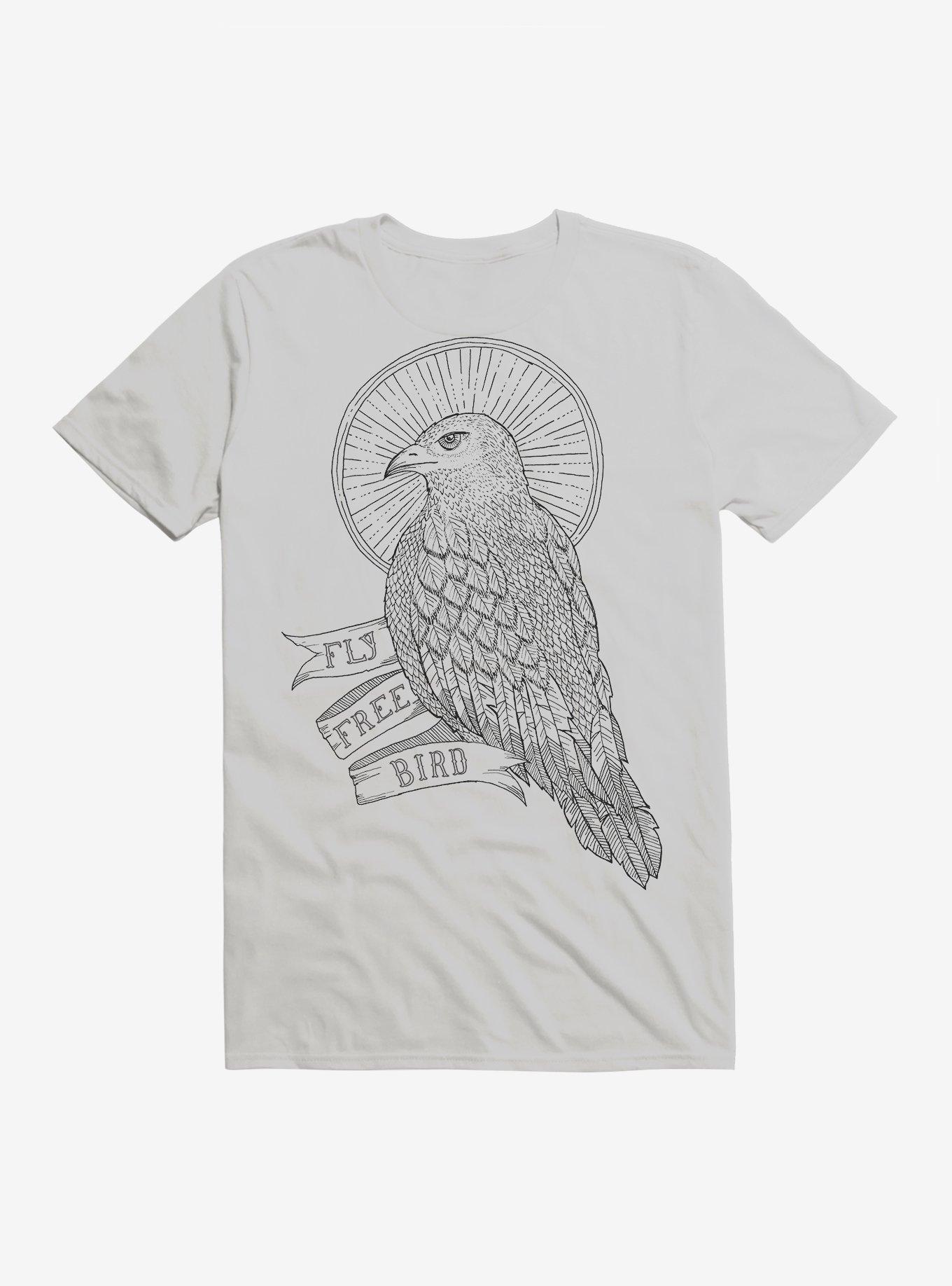 Fly Free Bird T-Shirt, ICE GREY, hi-res