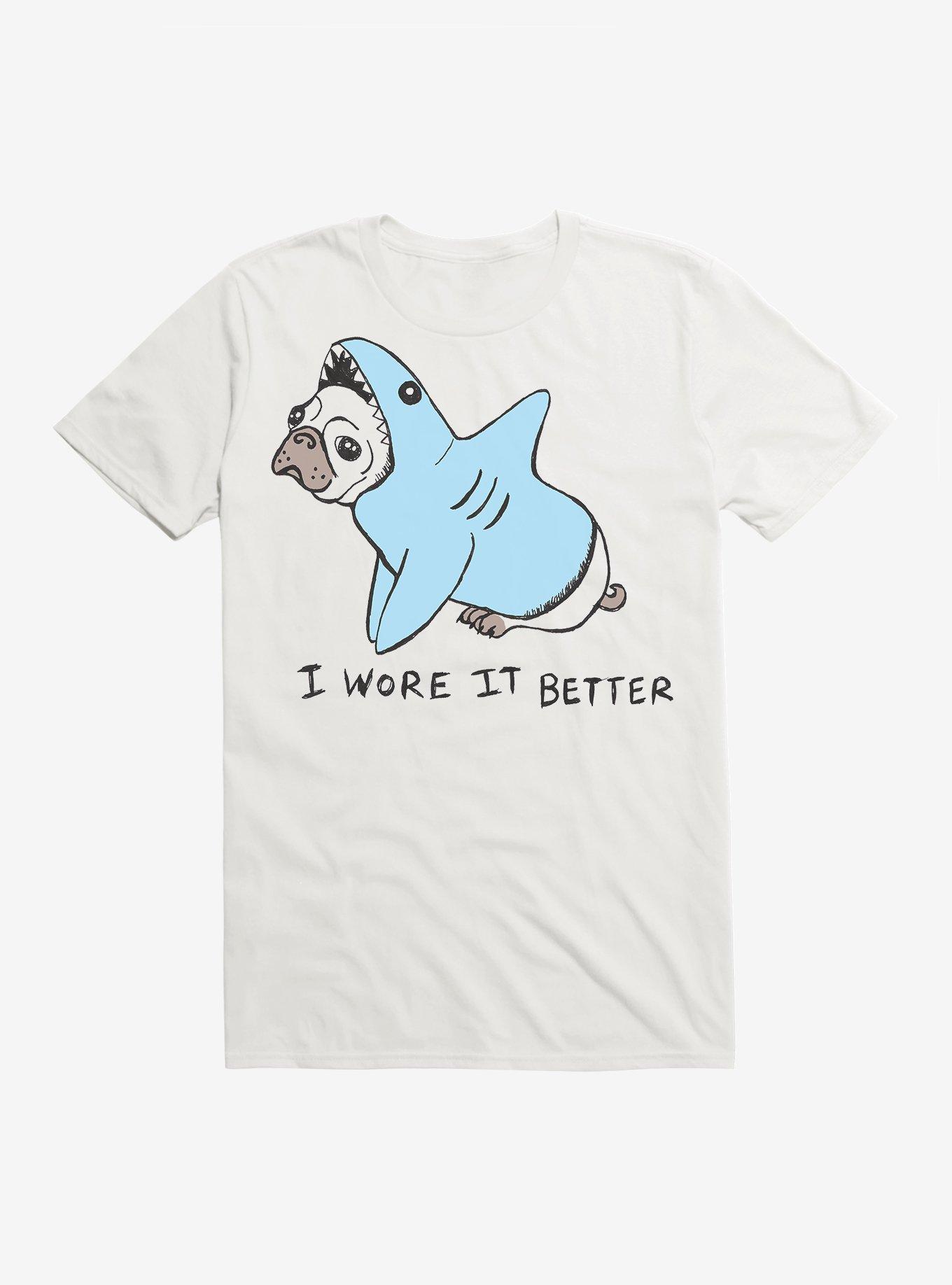 I Wore It Better Pug T-Shirt, WHITE, hi-res