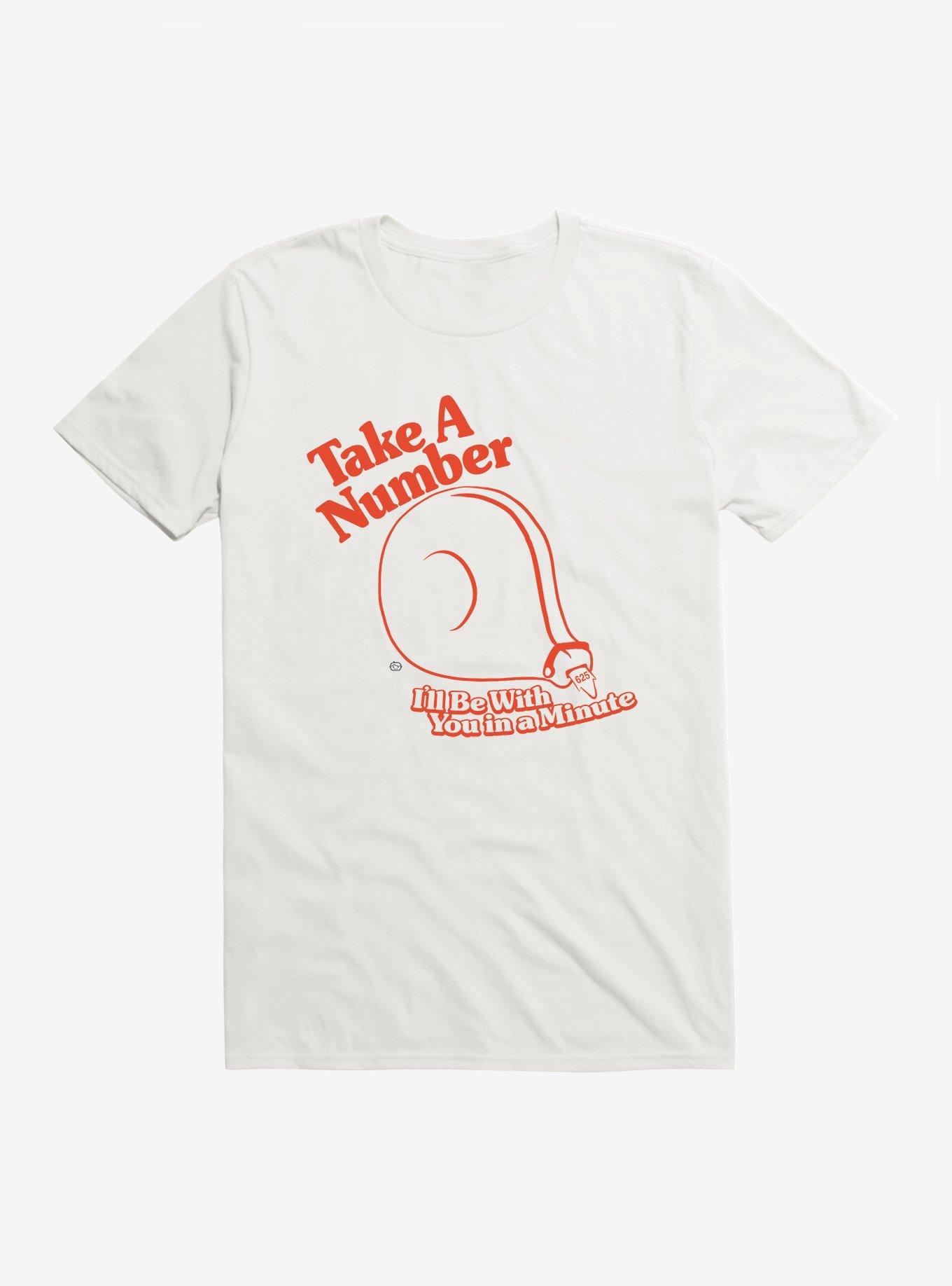 Take a Number T-Shirt, WHITE, hi-res
