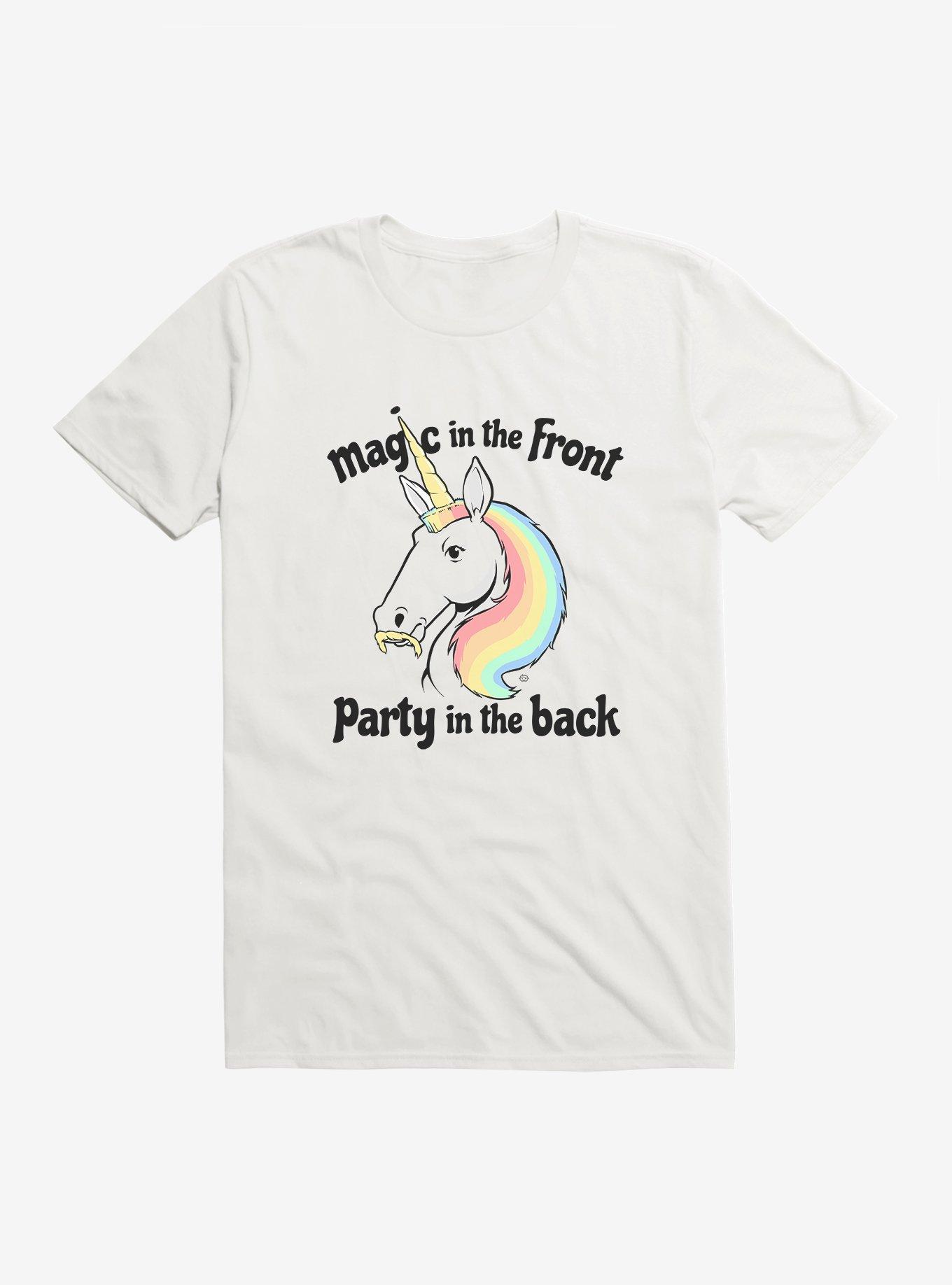Magic in the Front T-Shirt, WHITE, hi-res