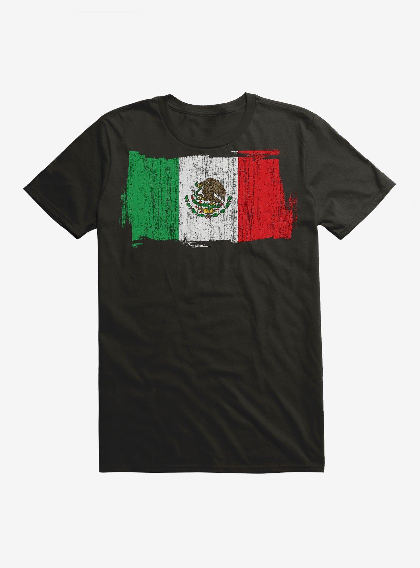 Flag of Mexico T-Shirt, BLACK, hi-res