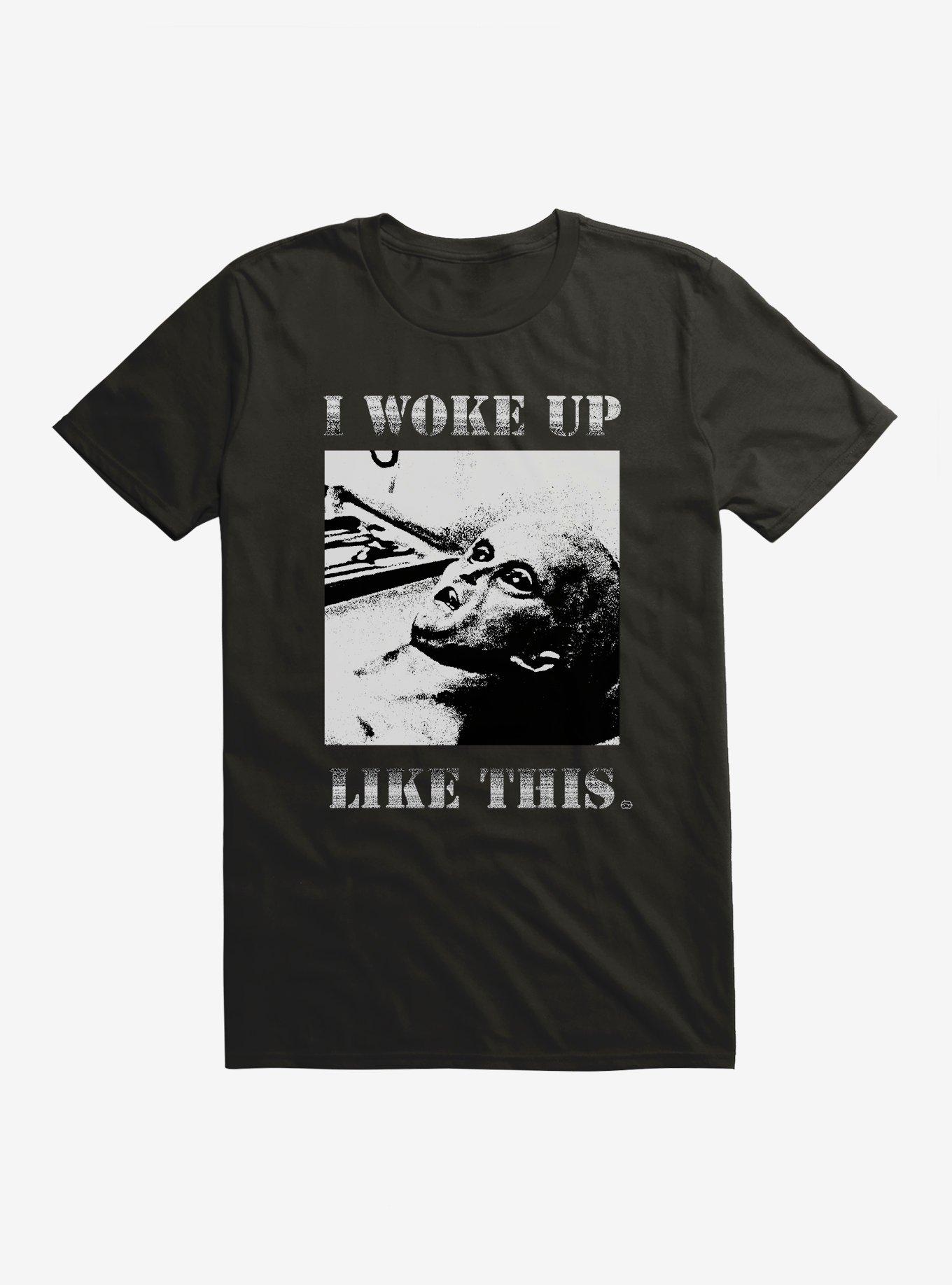 I Woke Up Like This T-Shirt, BLACK, hi-res