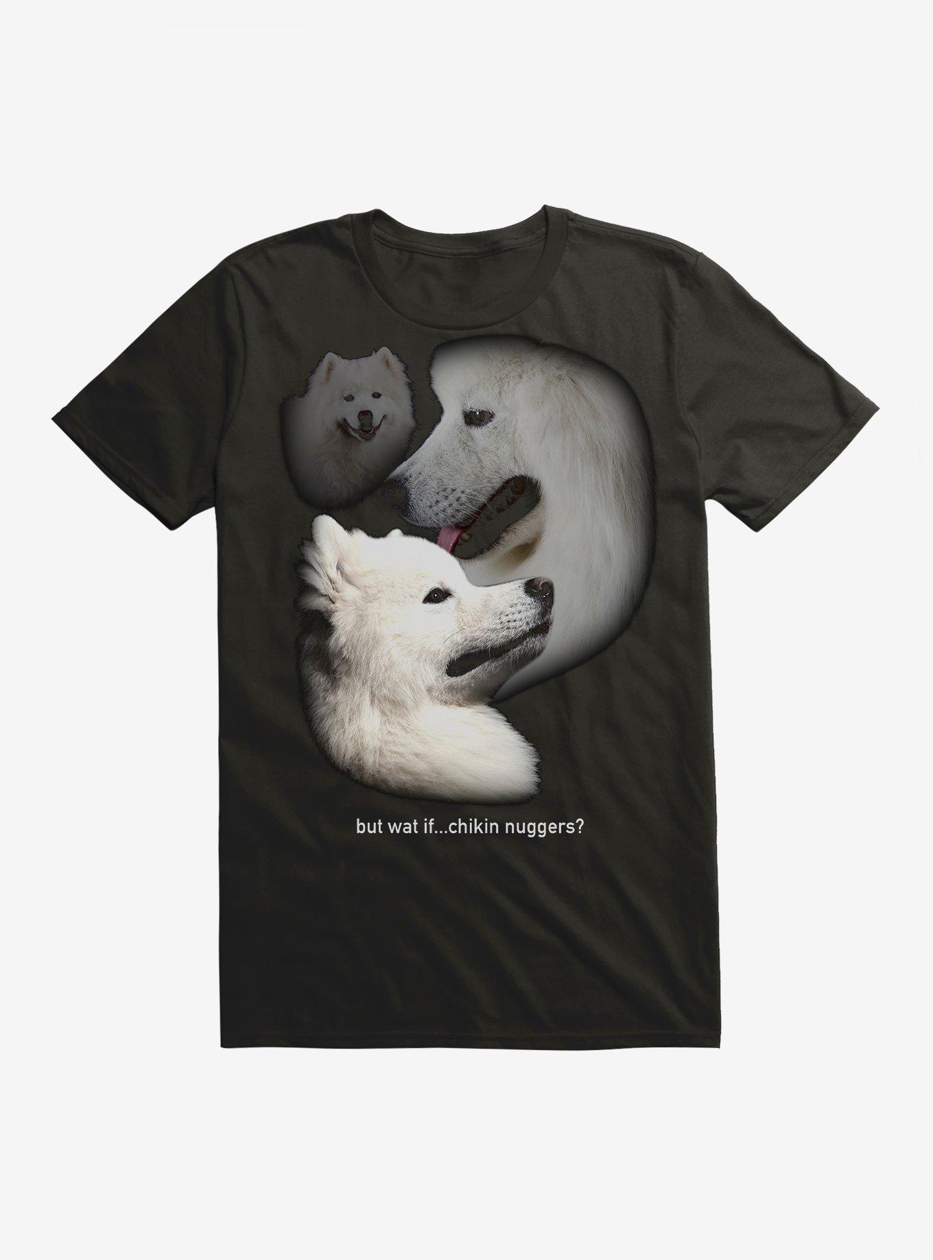Chicken Nuggets Samoyed Dog T-Shirt, , hi-res