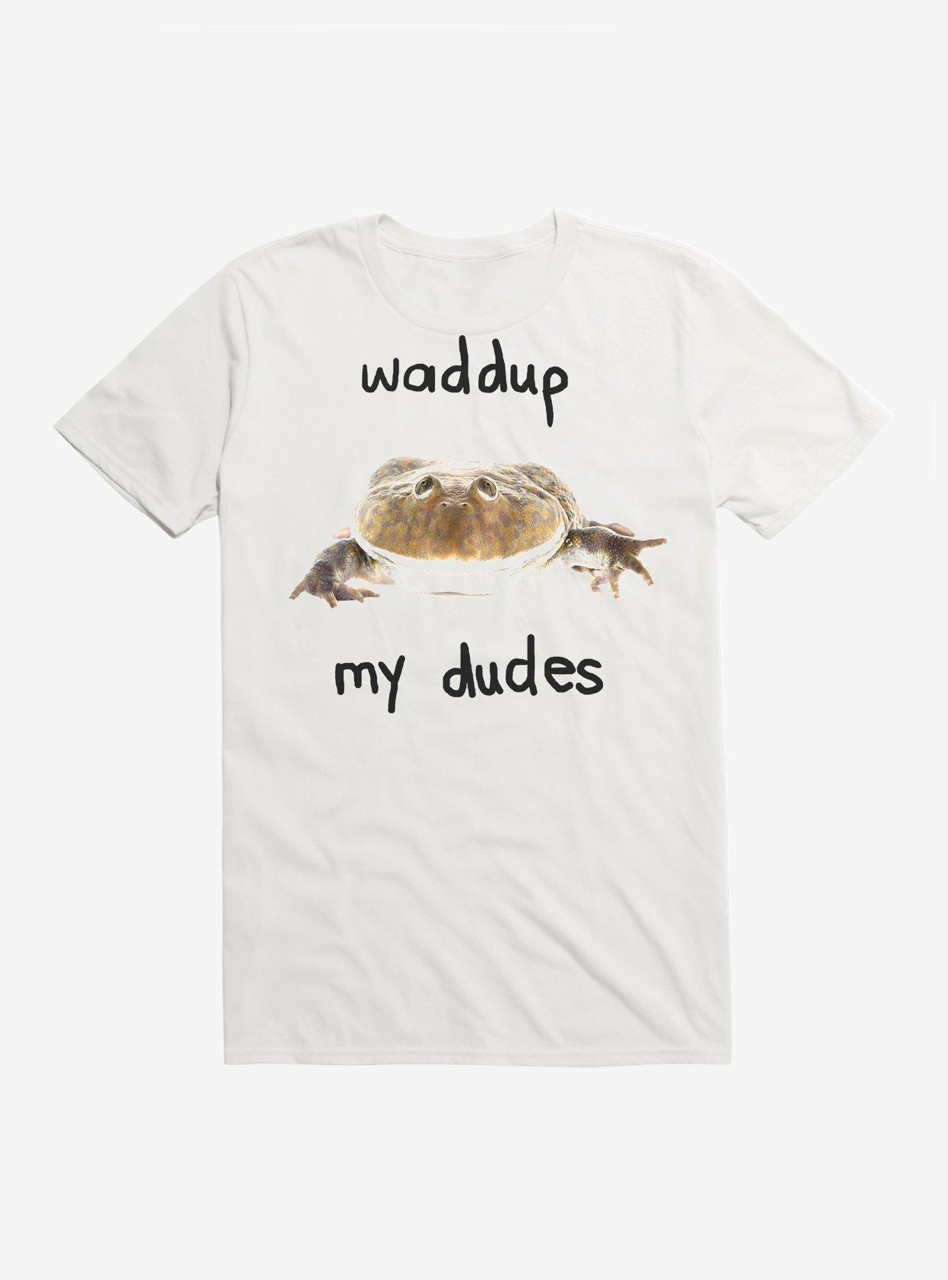 Waddup My Dudes Toad T-Shirt, , hi-res