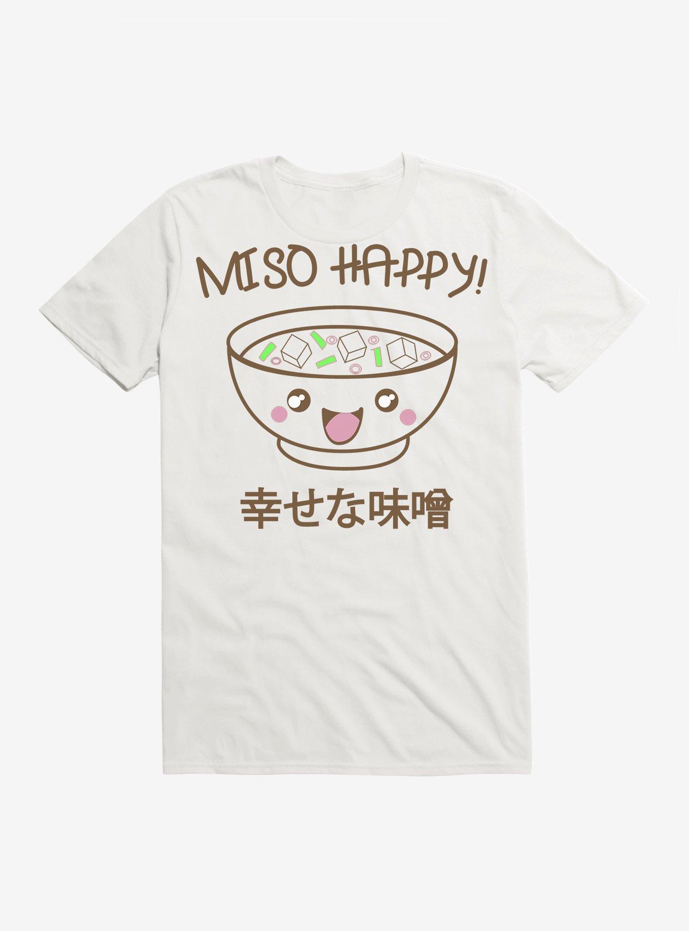 Miso Happy Soup T-Shirt, WHITE, hi-res