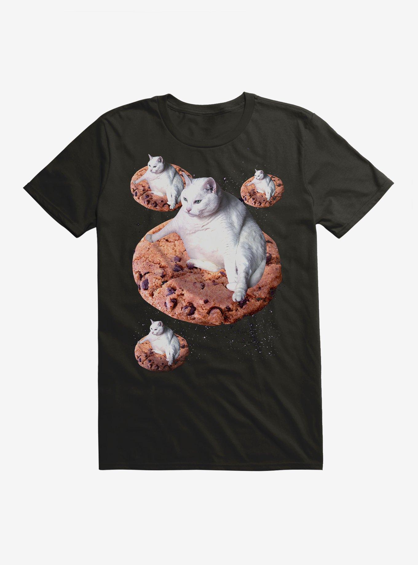 Cookie Cat Space T-Shirt, , hi-res