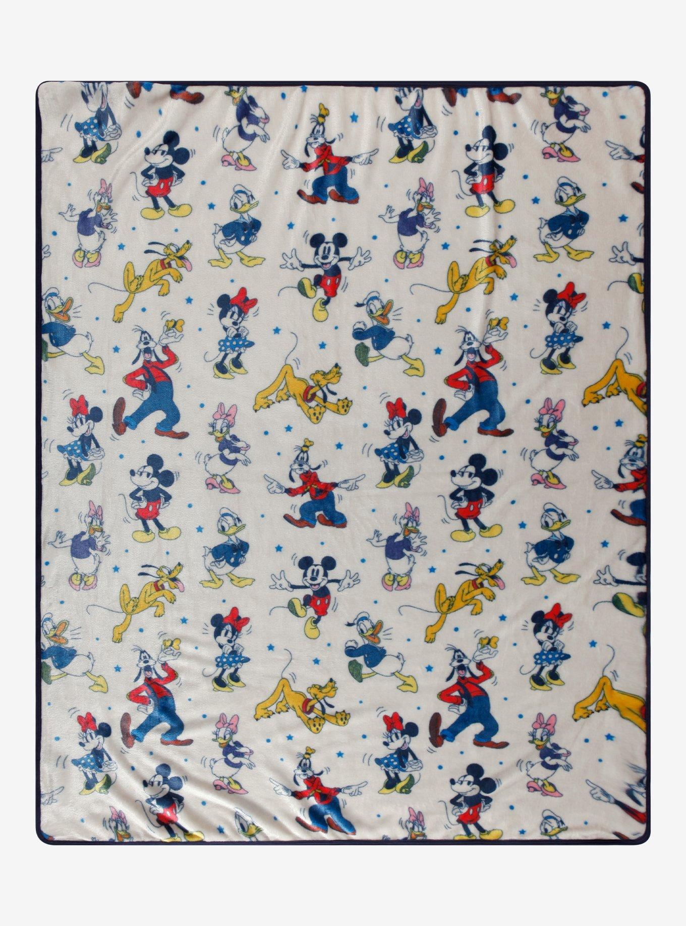 Disney Mickey Mouse And Friends Vintage Throw Blanket, , hi-res