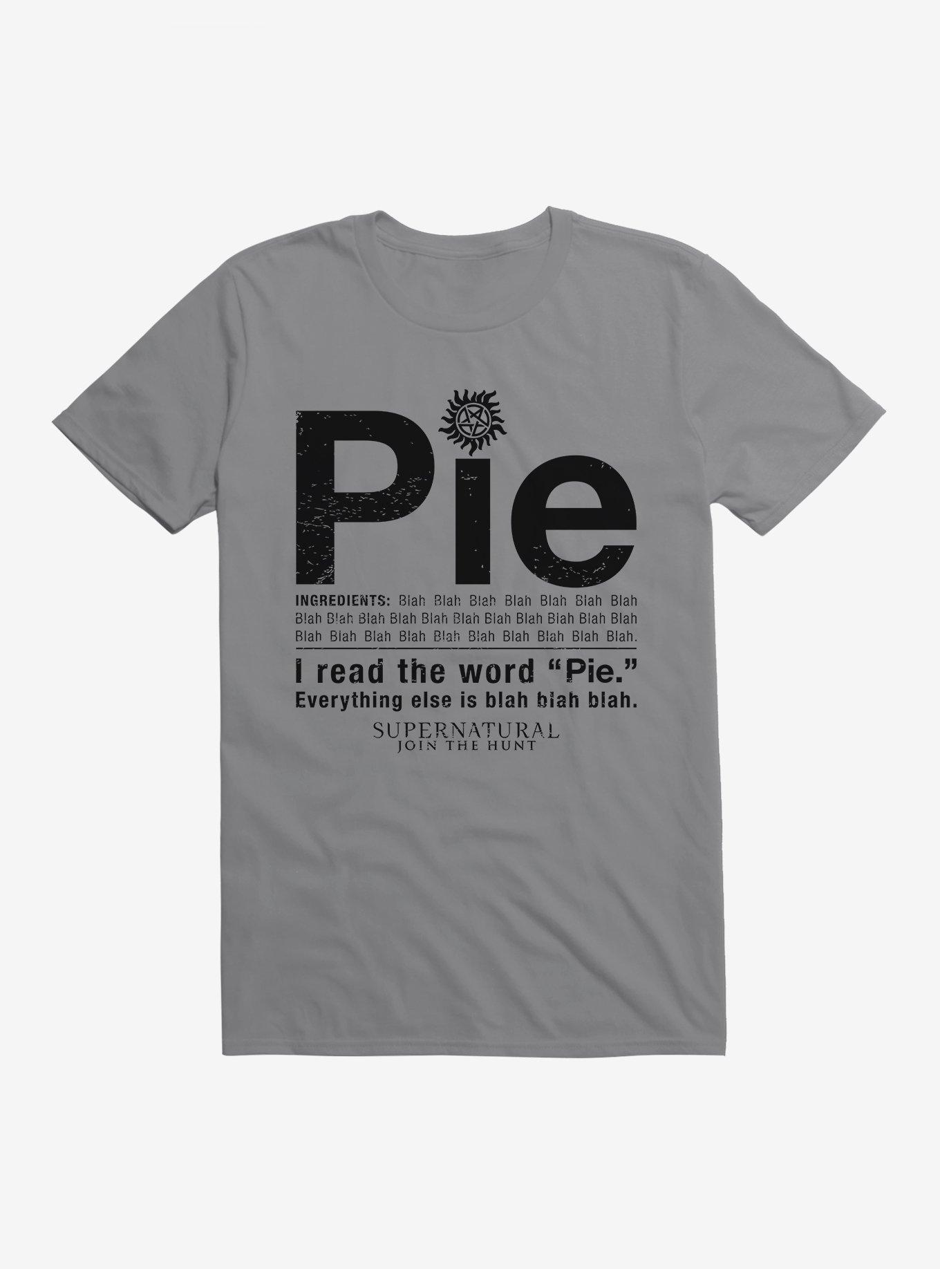 Supernatural Pie T-Shirt, STORM GREY, hi-res