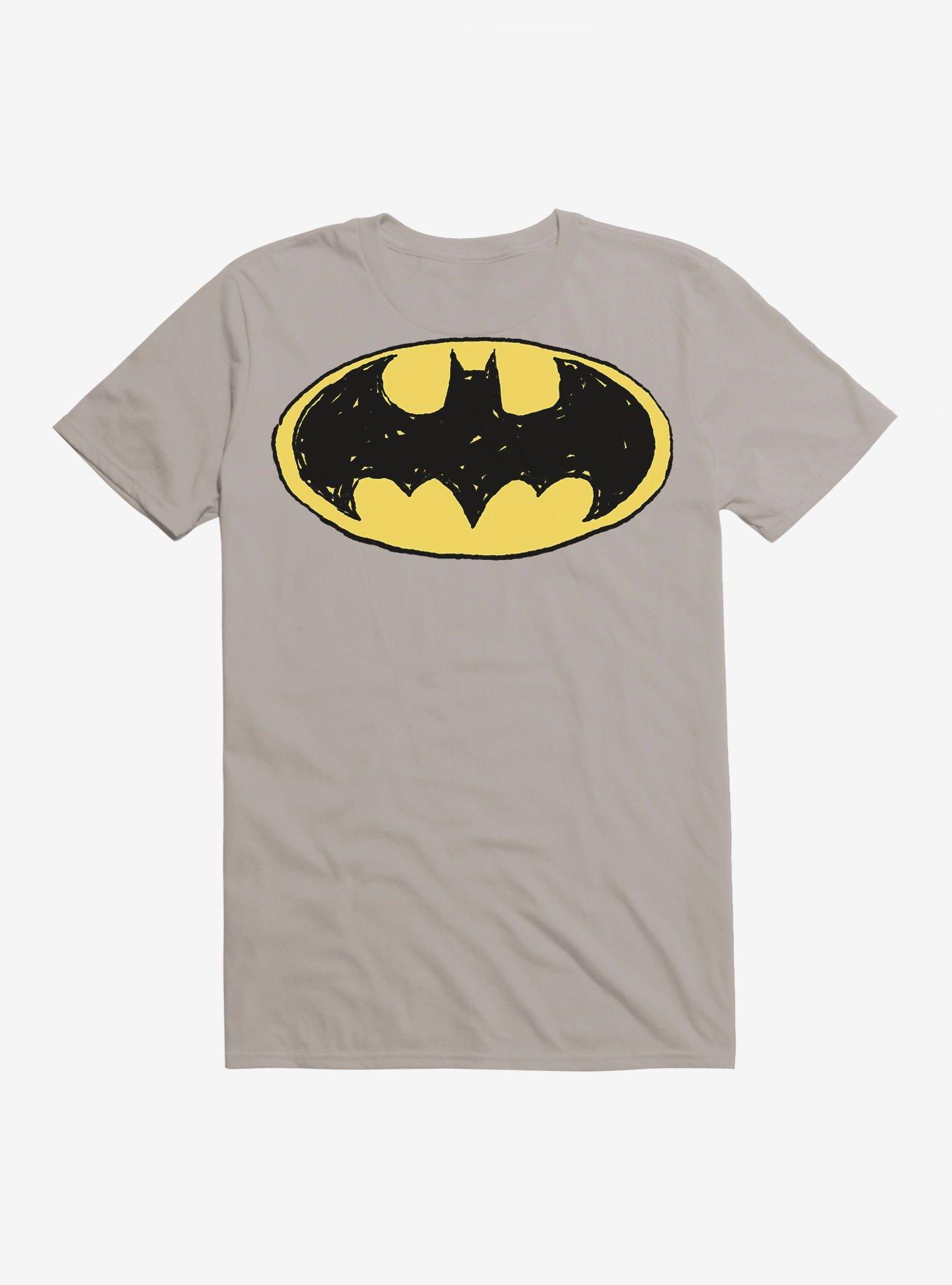 DC Comics Batman Bat Signal Logo Black T-Shirt, , hi-res