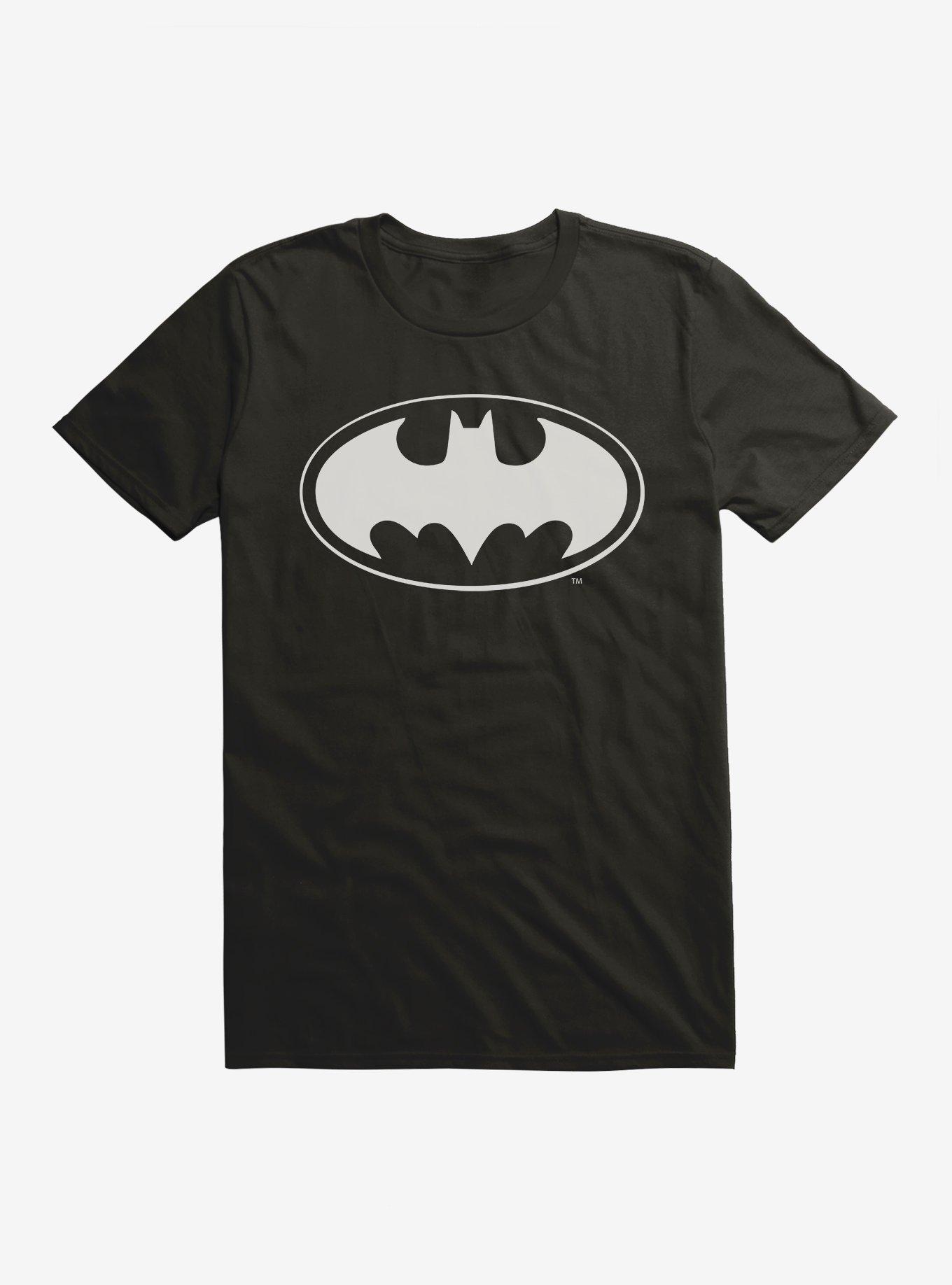 DC Comics Batman Bat Logo Black T-Shirt, , hi-res