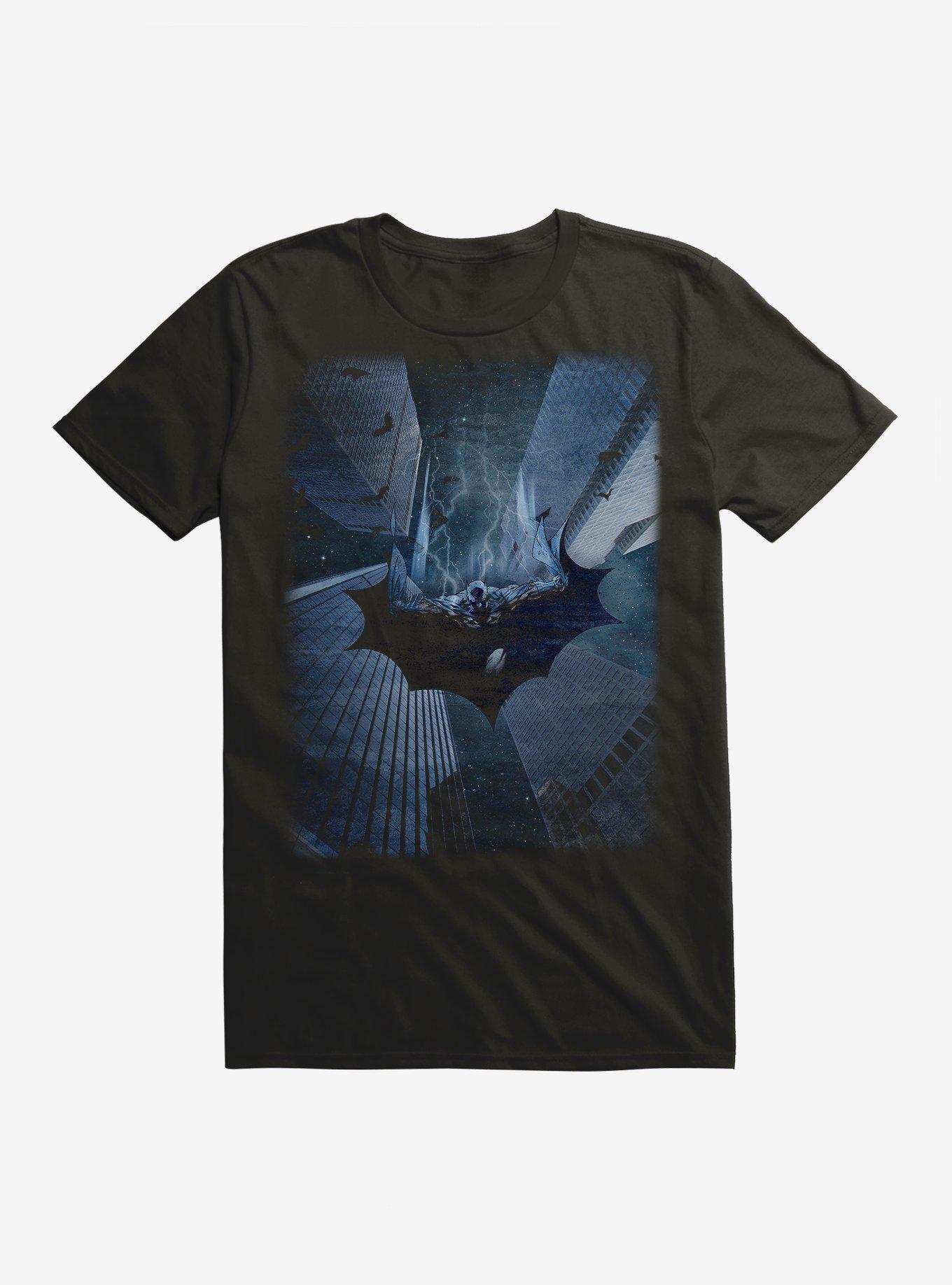 DC Comics Batman Fall Midnight Navy Blue T-Shirt