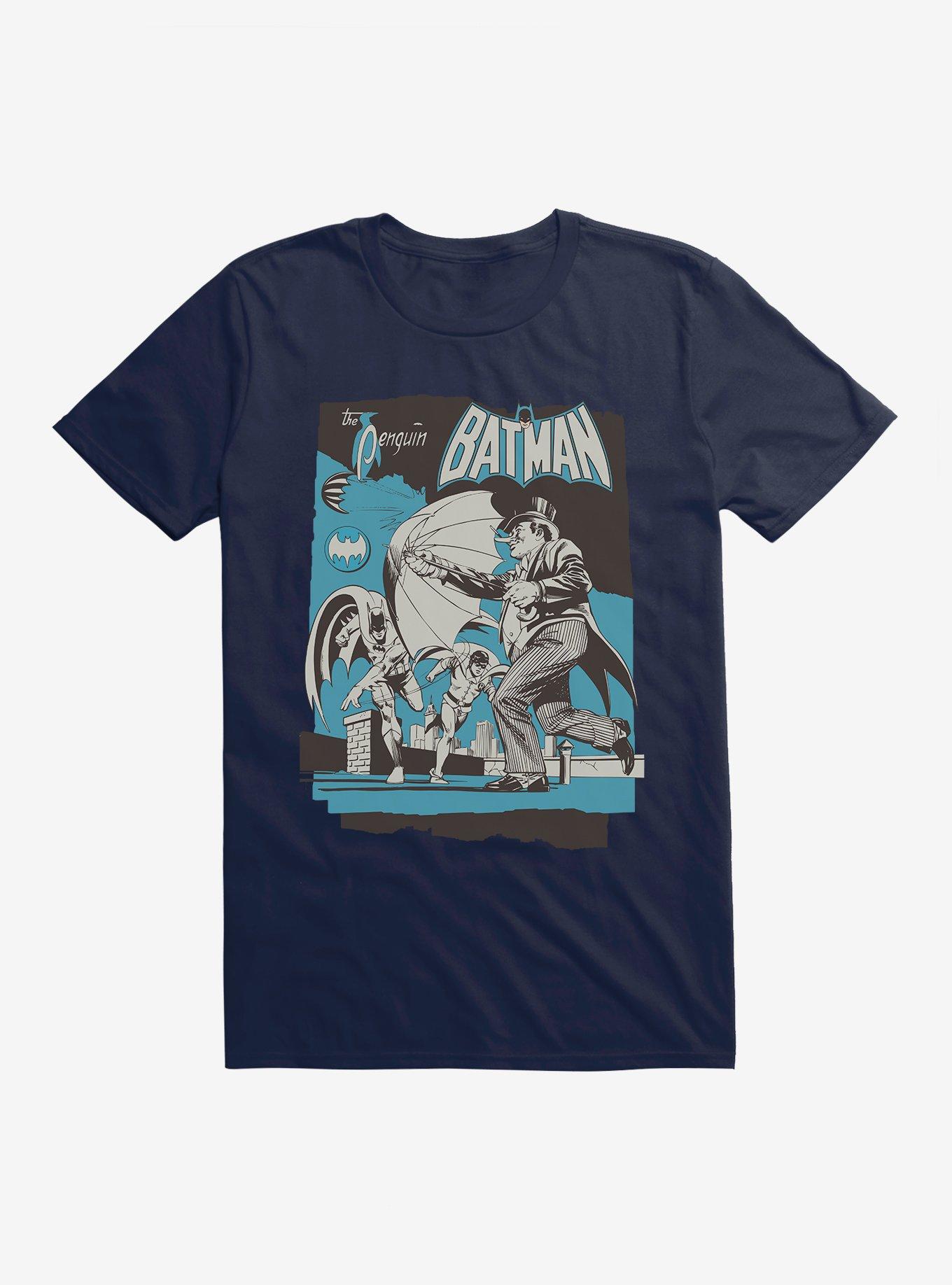 DC Comics Batman The Penguin T-Shirt, MIDNIGHT NAVY, hi-res