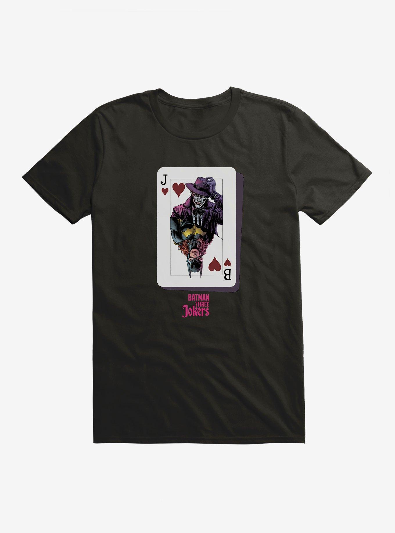 DC Comics Batman: Three Jokers Batgirl Joker Card T-Shirt, BLACK, hi-res