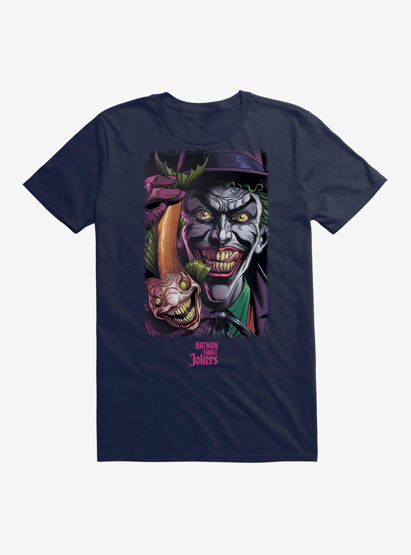 DC Comics Batman: Three Jokers The Clown T-Shirt, MIDNIGHT NAVY, hi-res