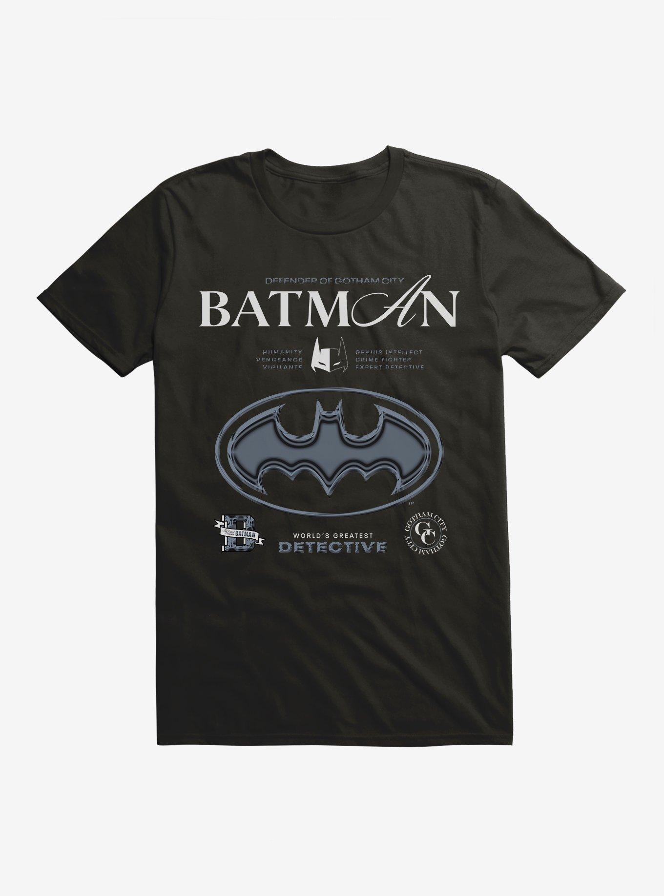 Batman Defender Of Gotham City T-Shirt, BLACK, hi-res