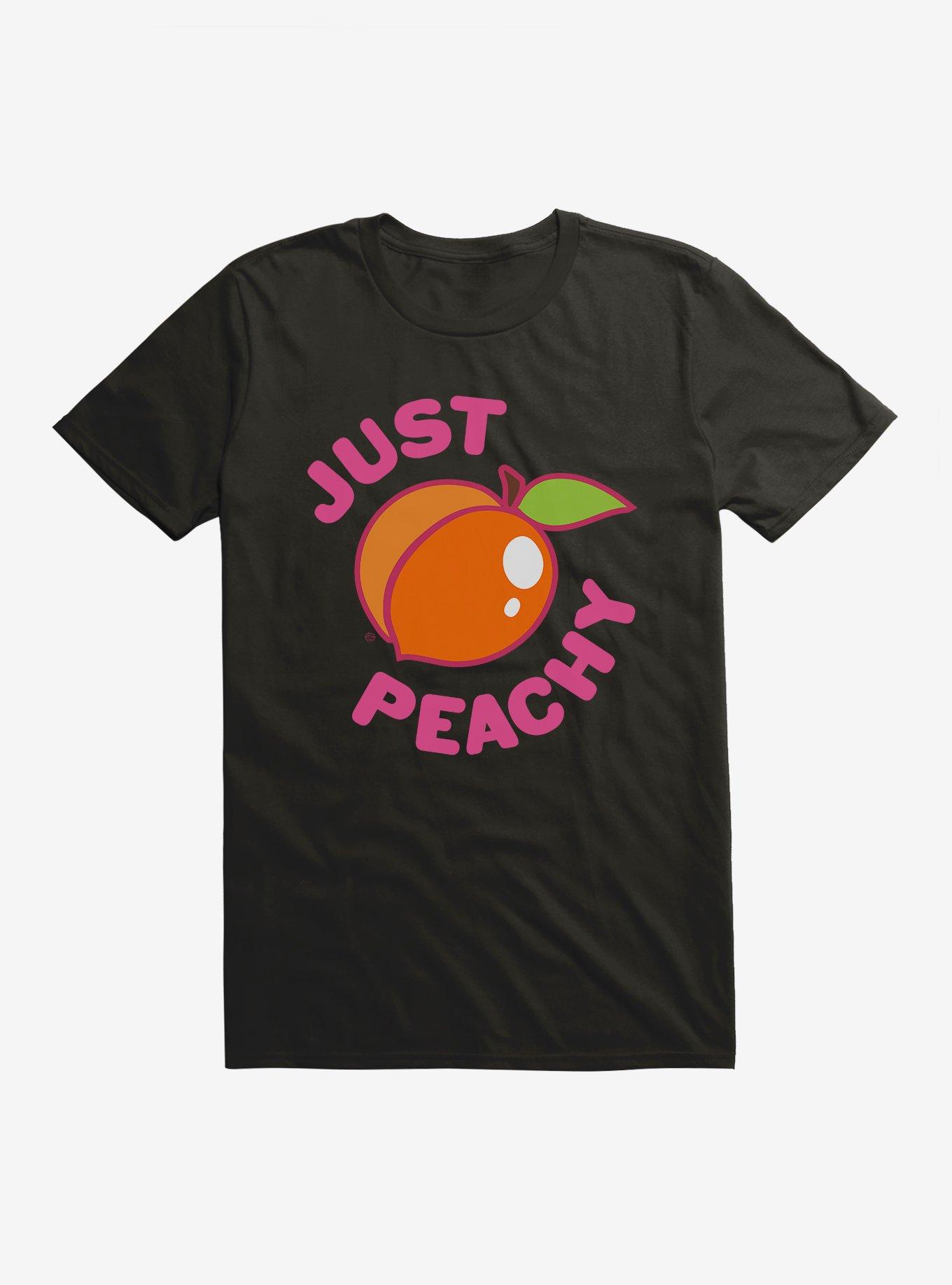 Just Peachy Peach T-Shirt, BLACK, hi-res