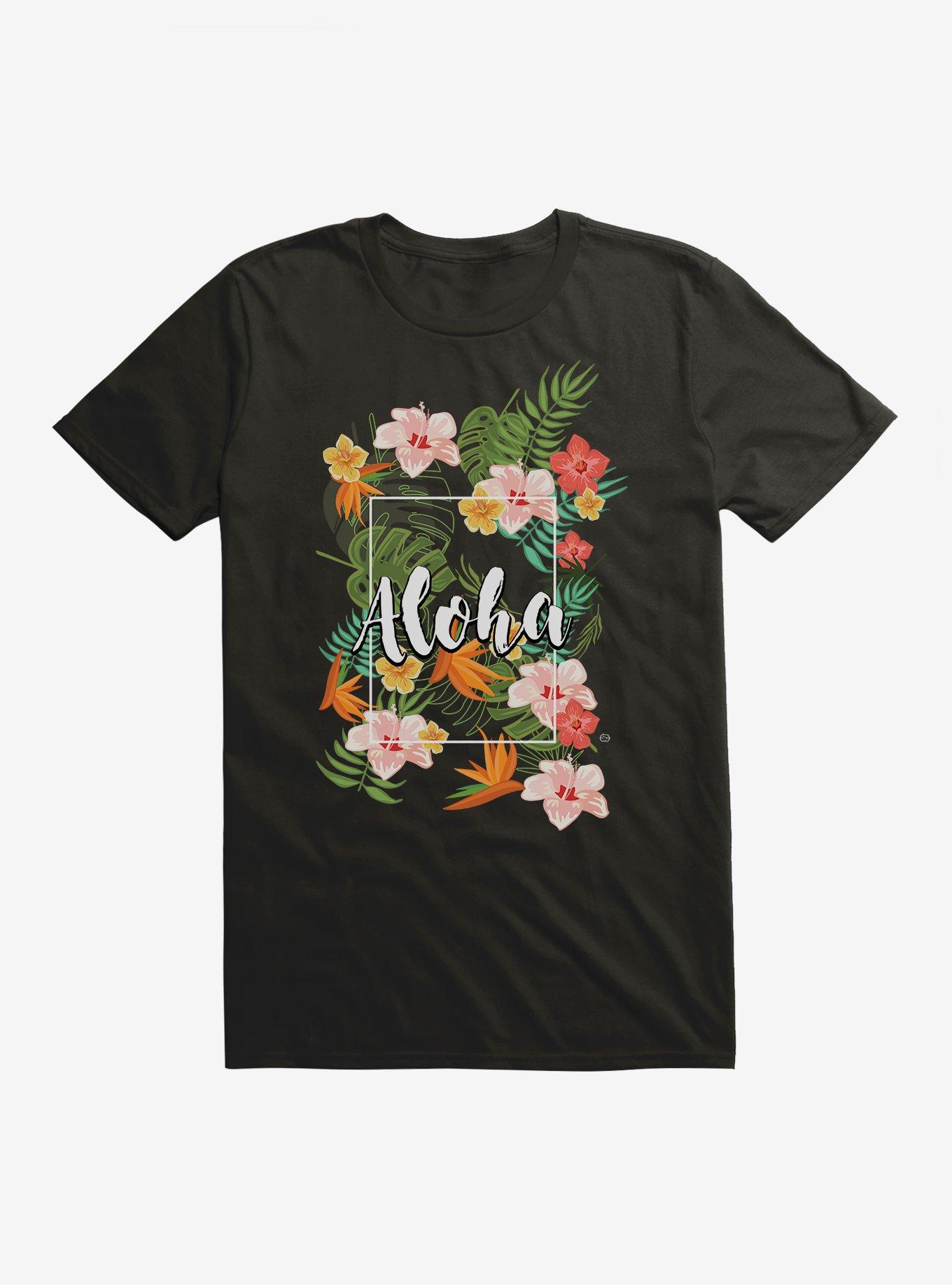 Aloha Tropic Floral T-Shirt, , hi-res