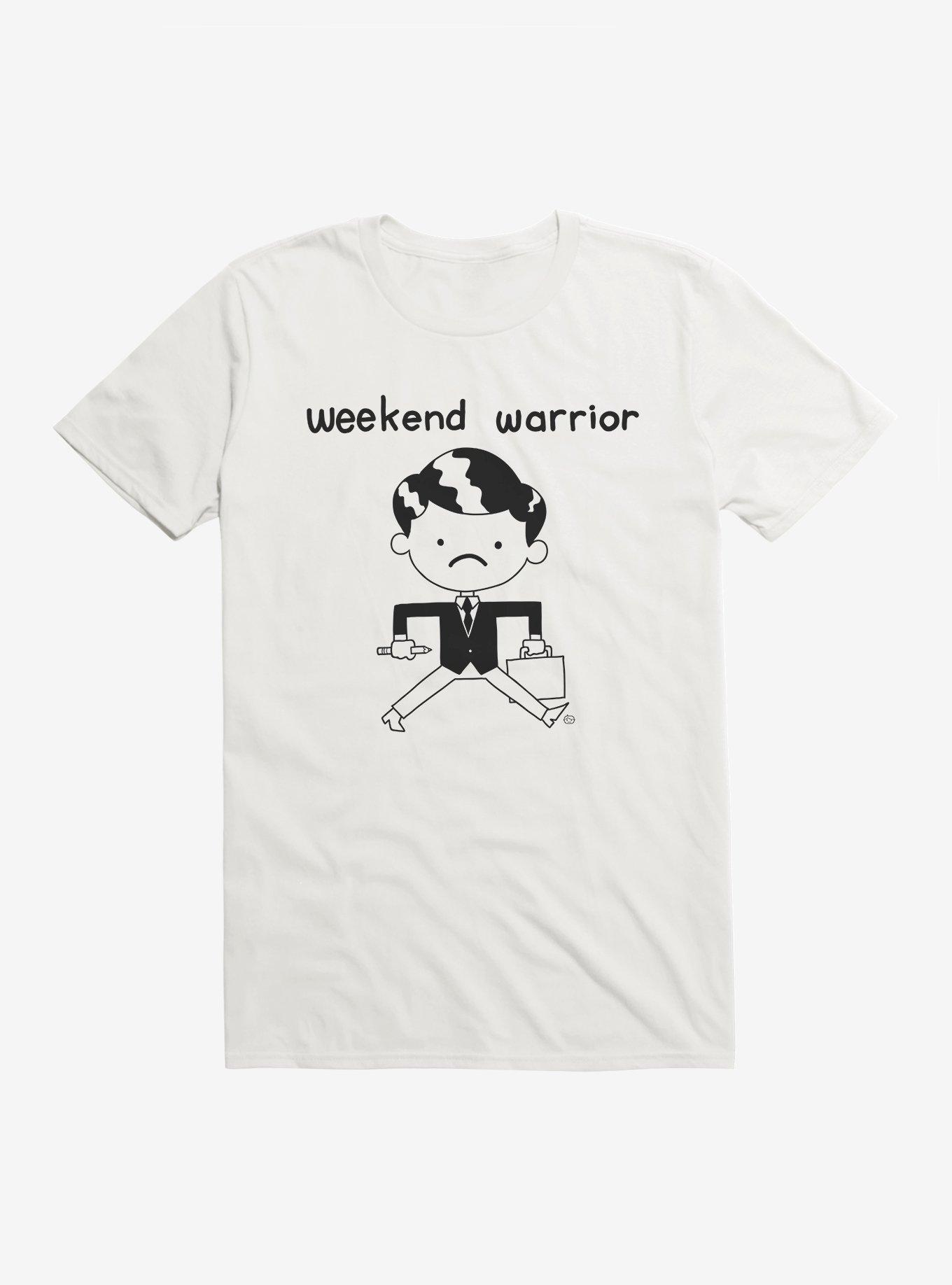 Weekend Warrior T-Shirt, WHITE, hi-res