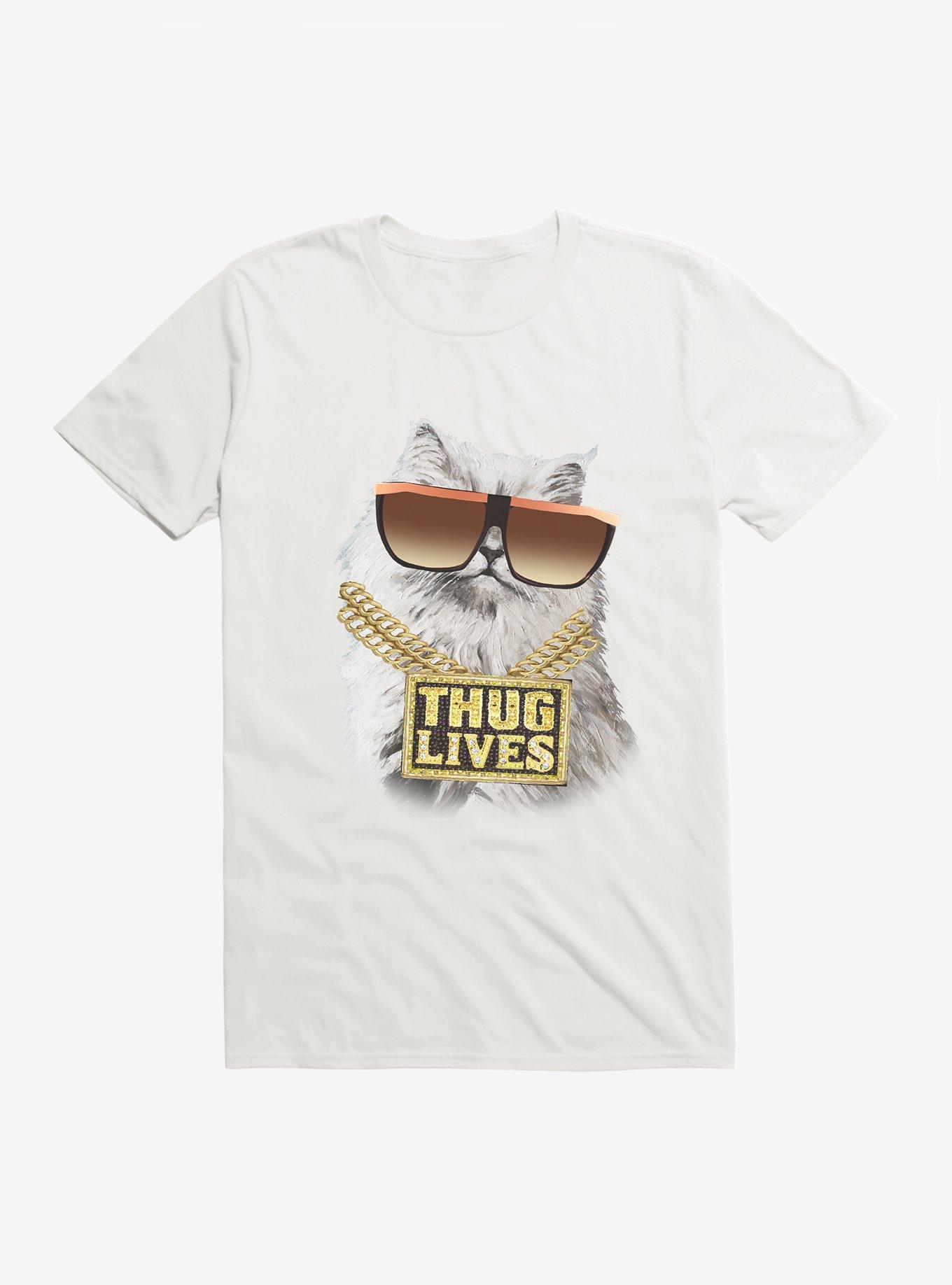 Thug Lives T-Shirt, WHITE, hi-res