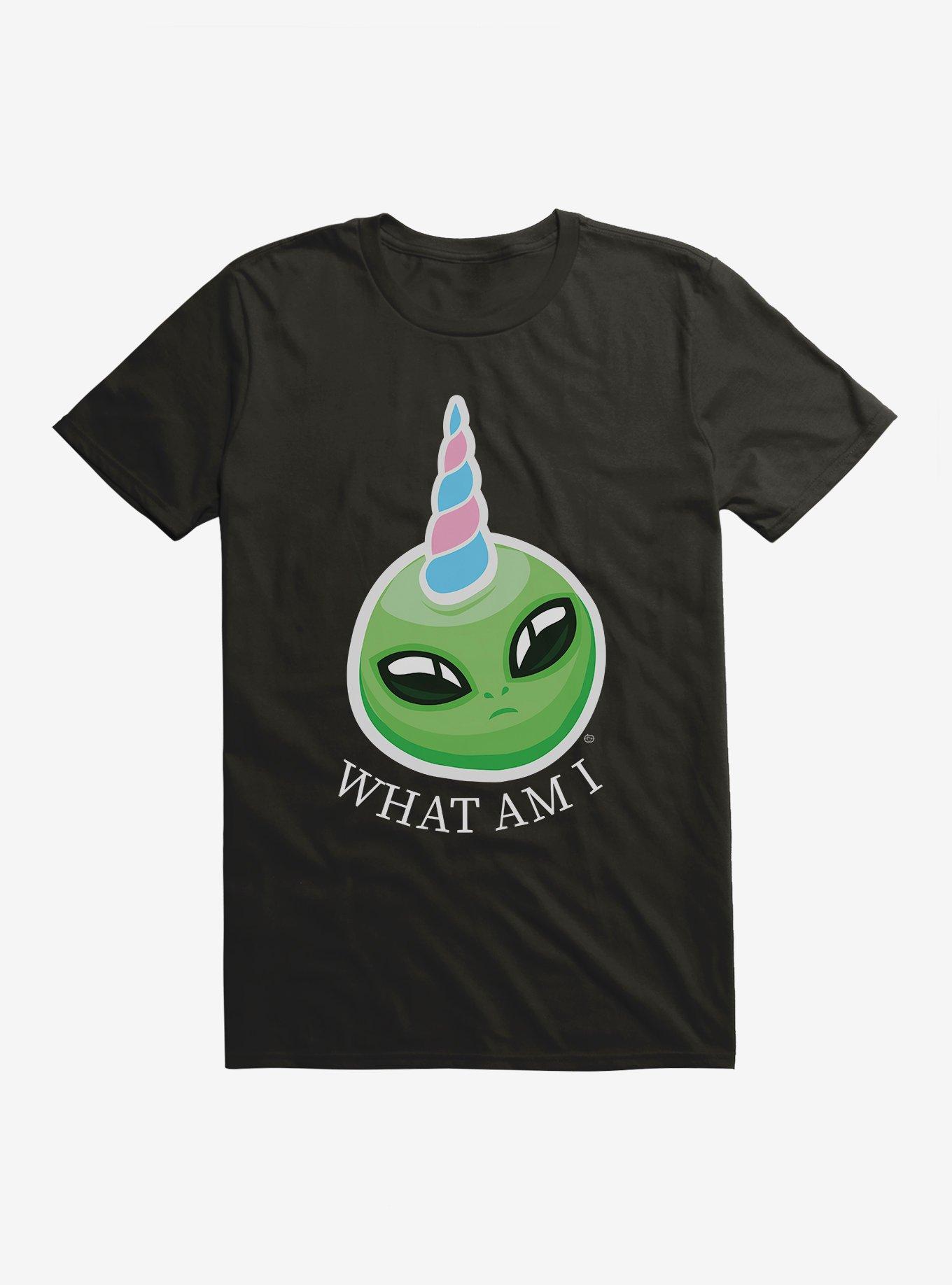 Unicorn Alien T-Shirt, BLACK, hi-res