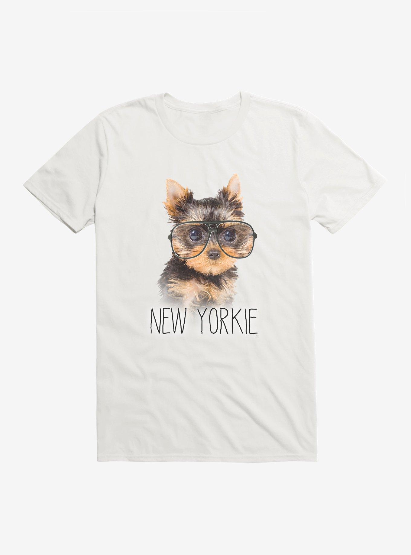 Now Yorkie T-Shirt, WHITE, hi-res