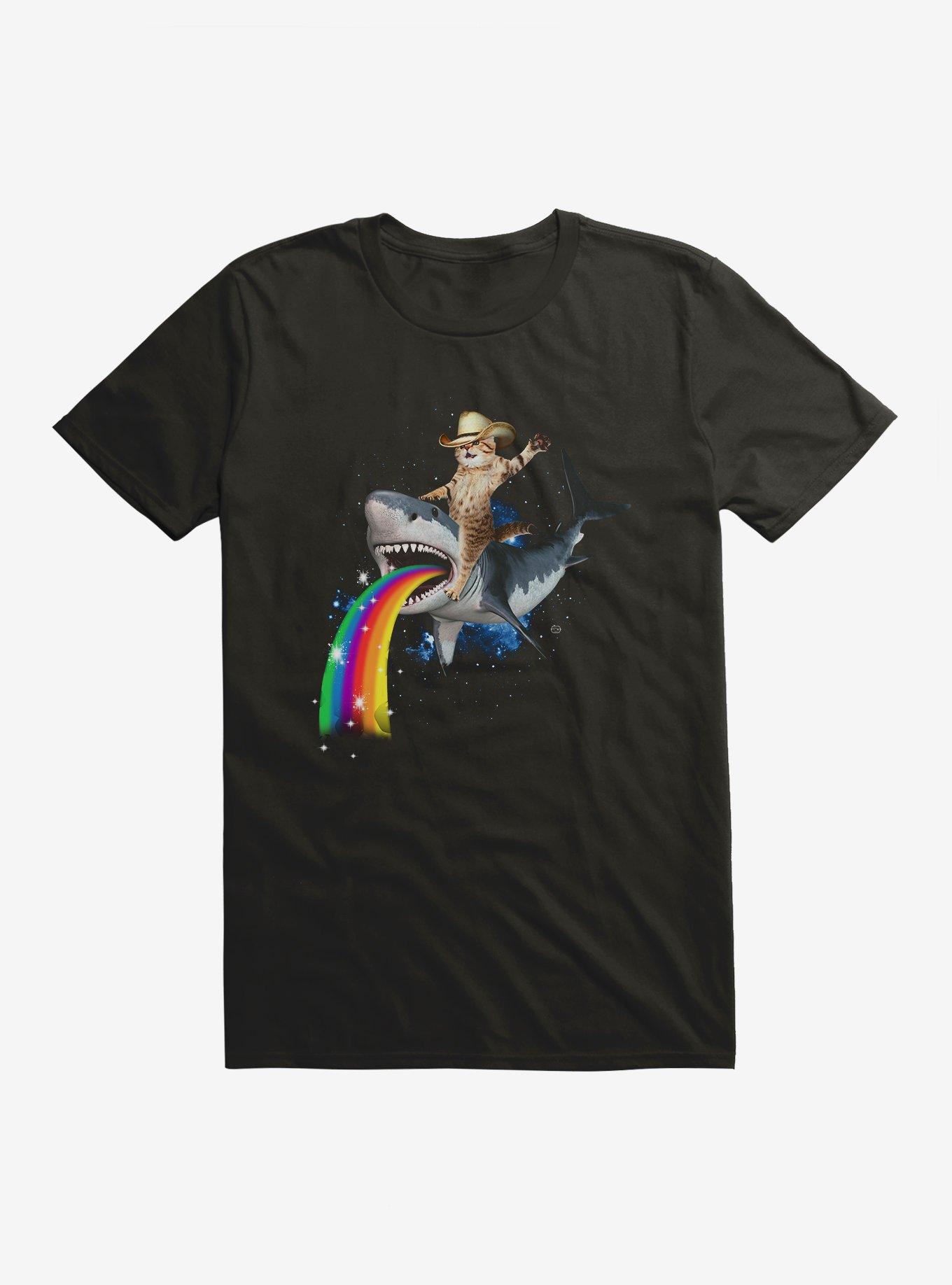 Bucking Sharkaroo T-Shirt, BLACK, hi-res