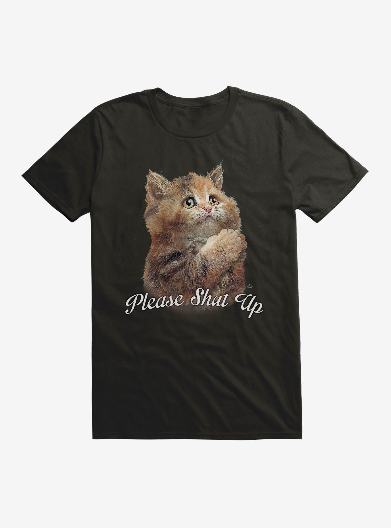 Please Shut Up T-Shirt, , hi-res