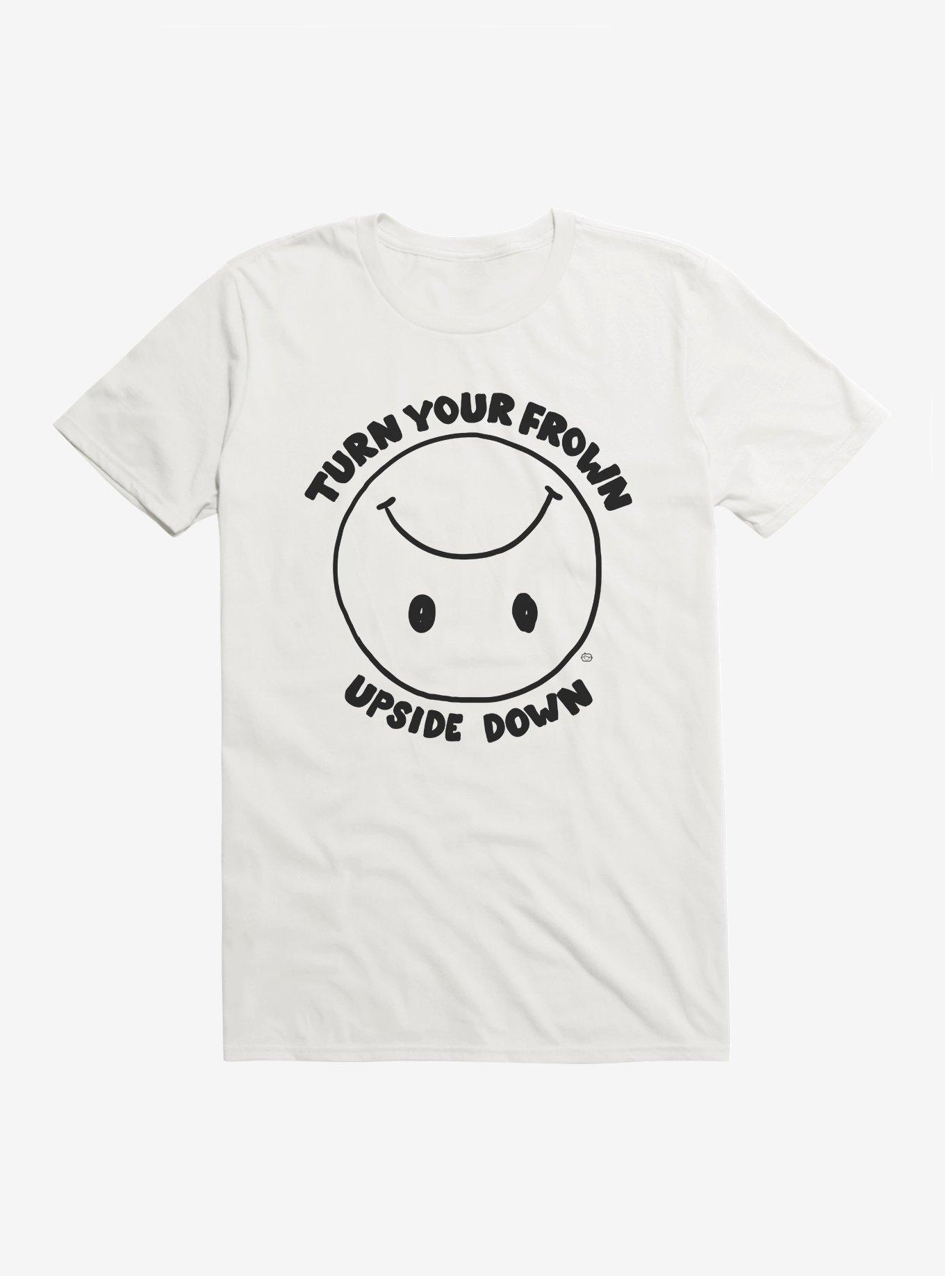 Upside Down T-Shirt, WHITE, hi-res