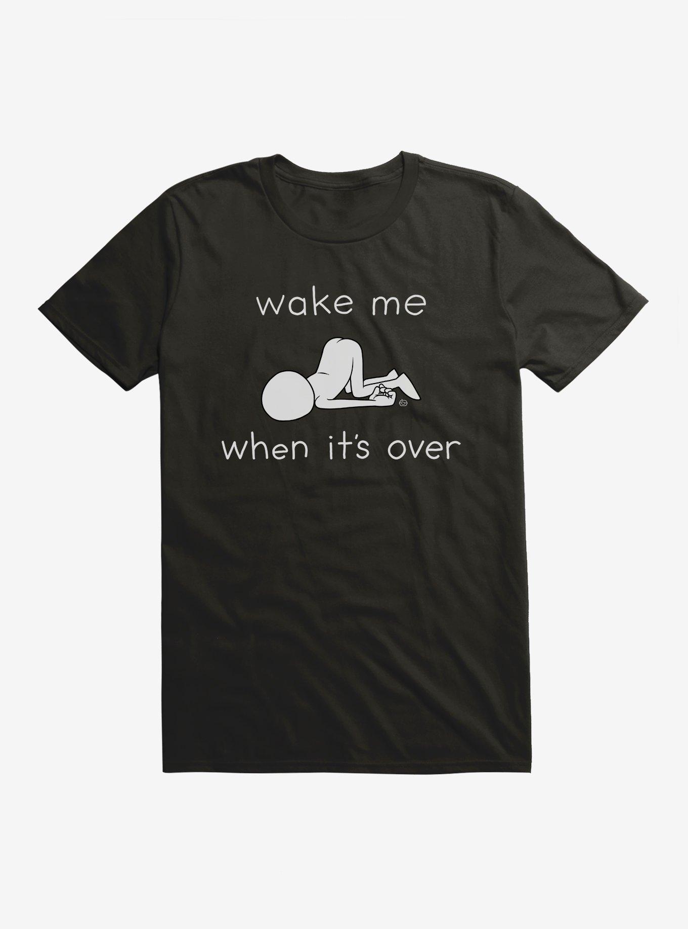 Wake Me T-Shirt, BLACK, hi-res