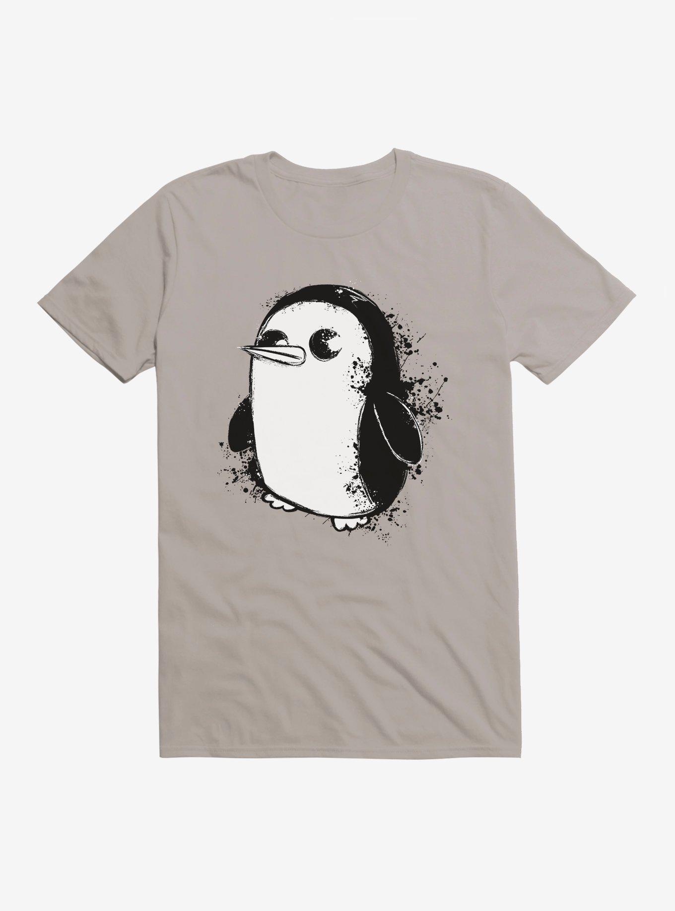 Adventure Time Gunter Splatter T-Shirt, LIGHT GREY, hi-res