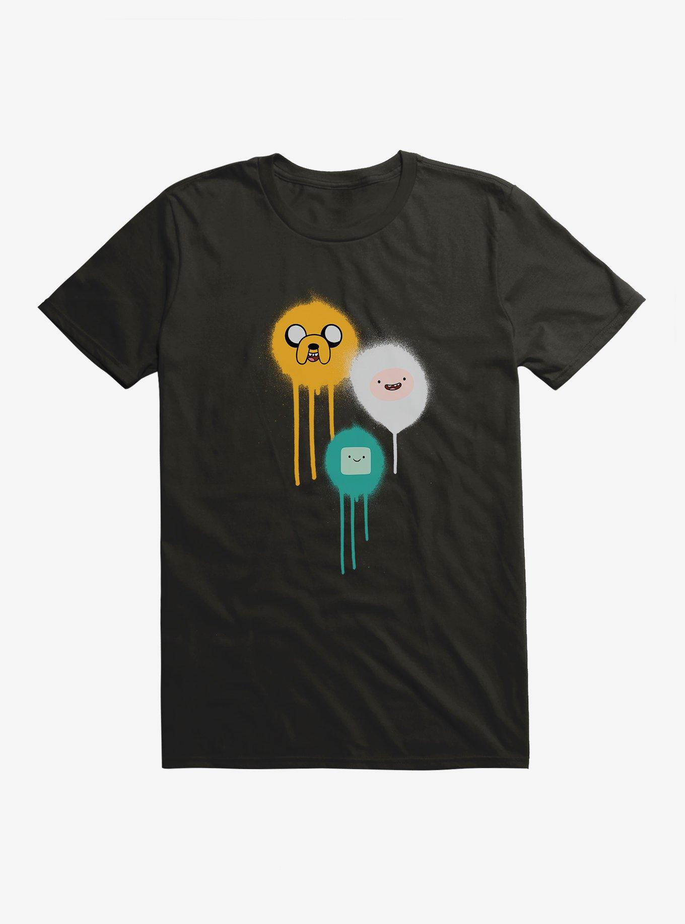 Adventure Time Spray Paint Characters T-Shirt, , hi-res