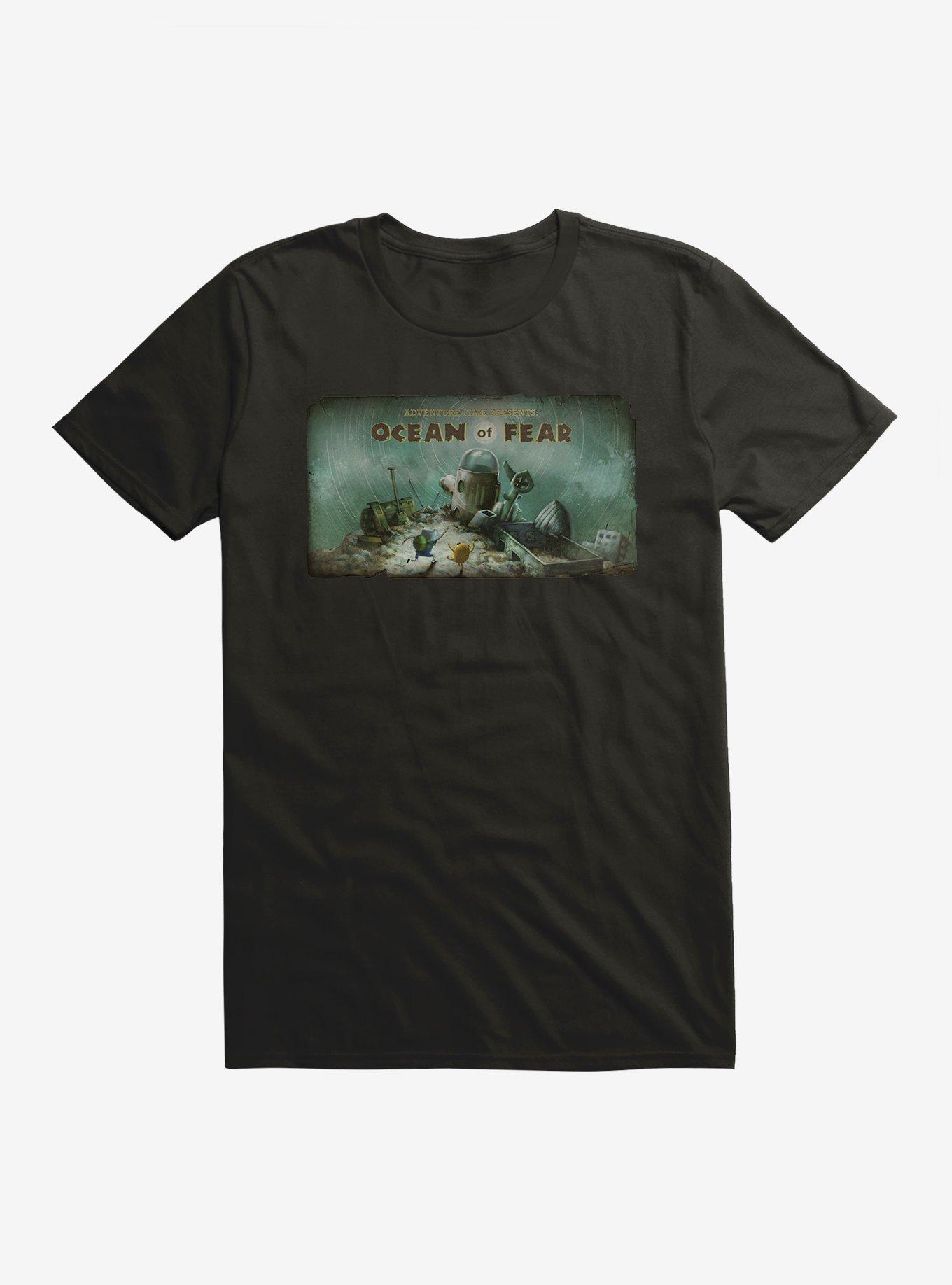 Adventure Time Ocean Of Fear T-Shirt, BLACK, hi-res