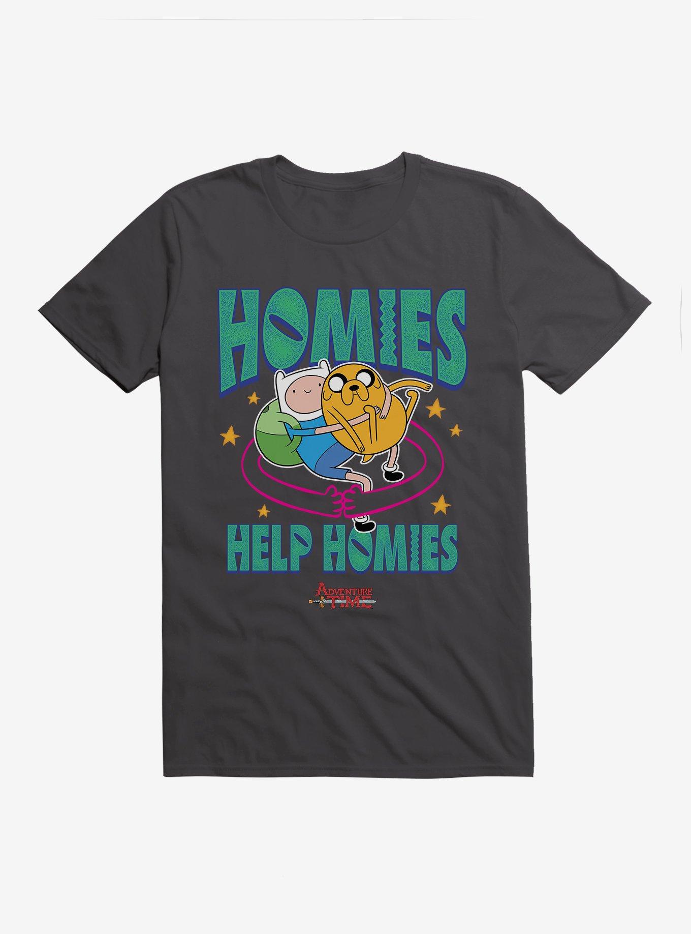 Adventure Time Help Homies T-Shirt, HEAVY METAL, hi-res