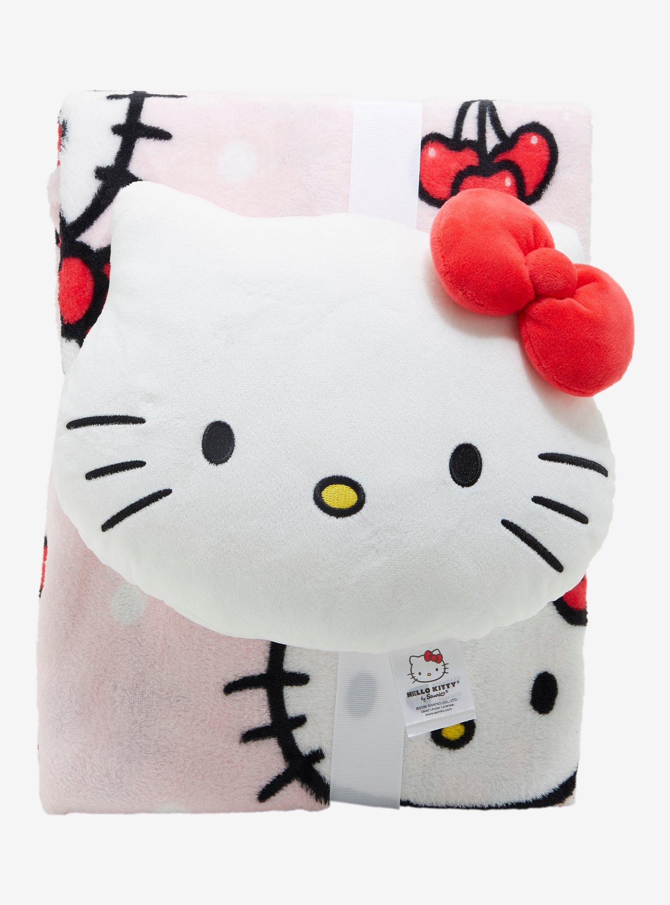 Sanrio Hello Kitty Red Fruit Throw and Pillow Set, , hi-res