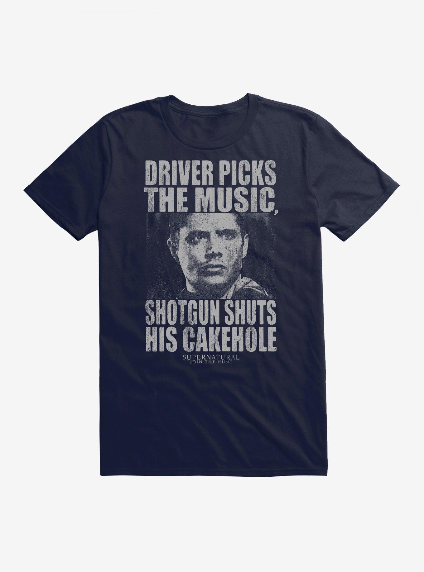 Supernatural House Rules T-Shirt, NAVY, hi-res