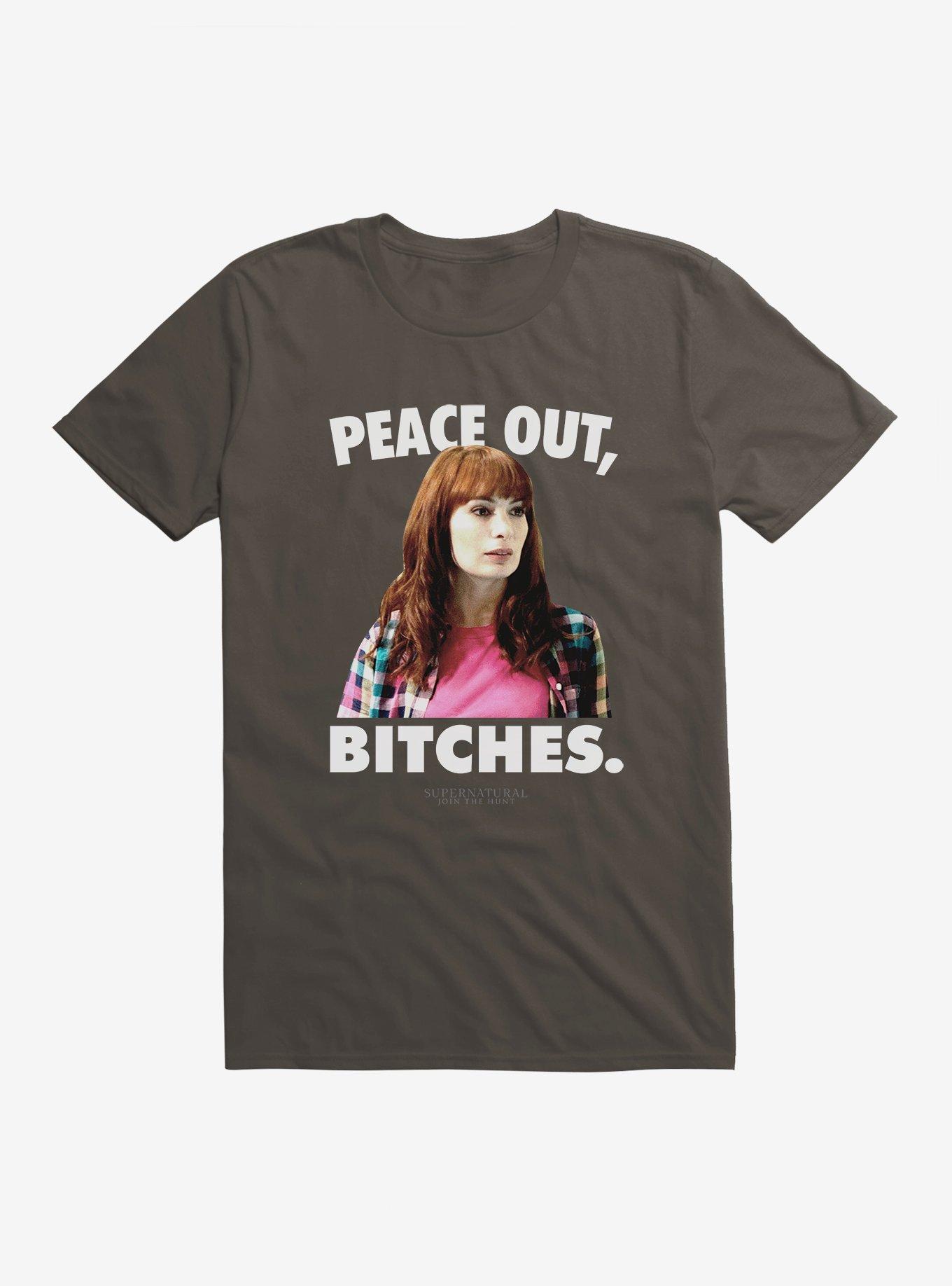 Supernatural Peace Out Charlie T-Shirt, SMOKE, hi-res