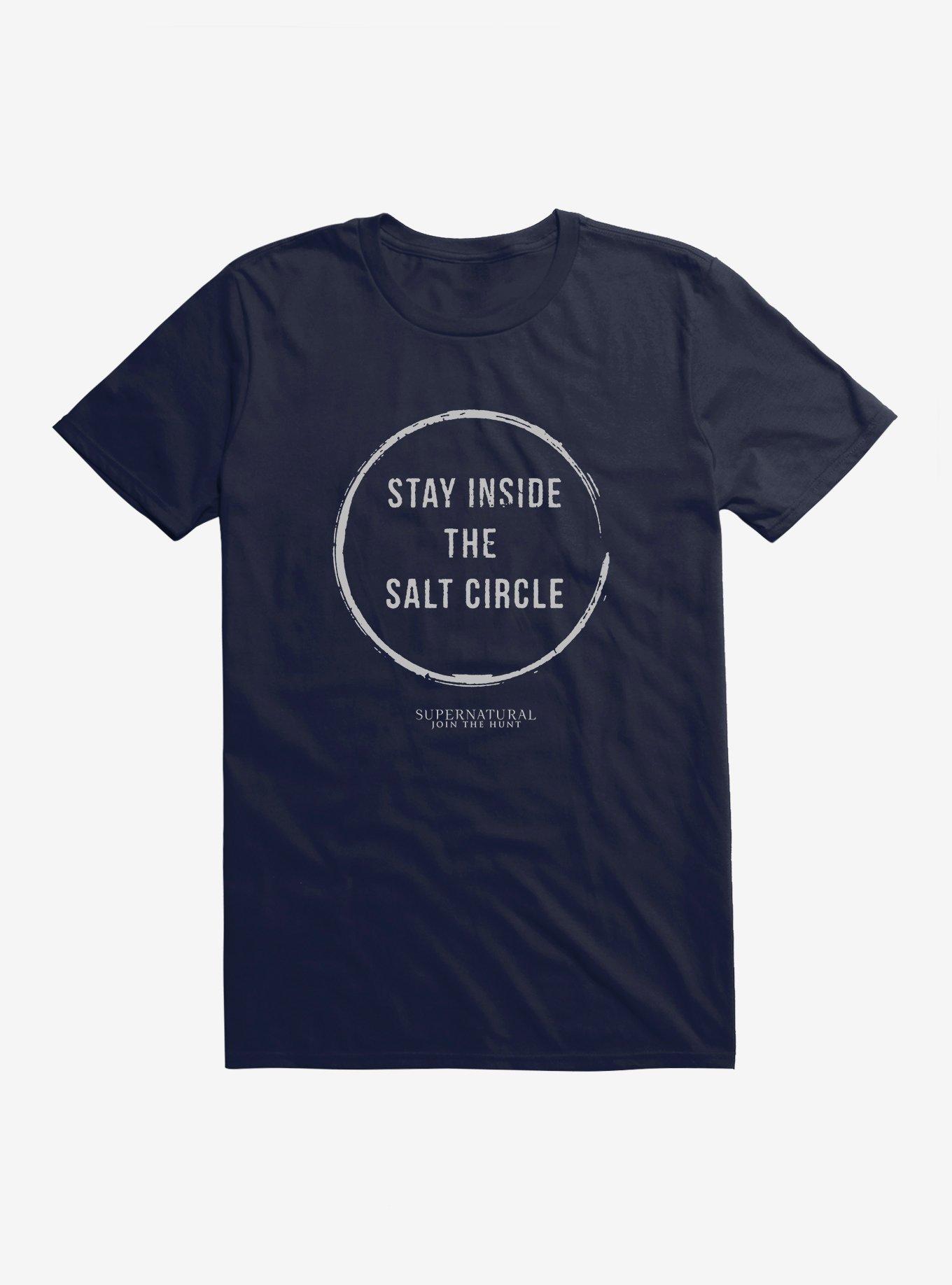 Supernatural Salt Circle T-Shirt, NAVY, hi-res