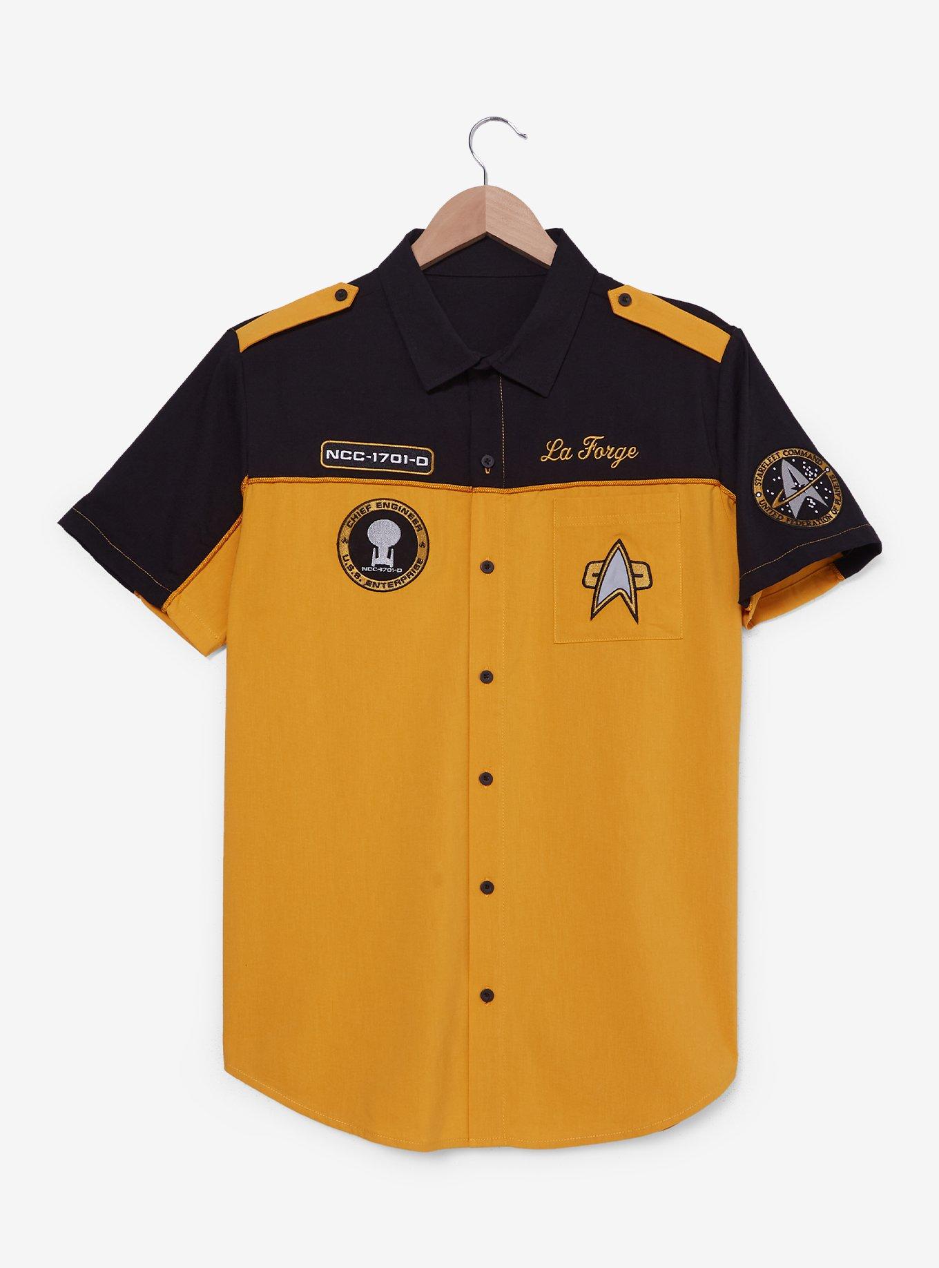 Star Trek Geordi La Forge Woven Button-Up, , hi-res