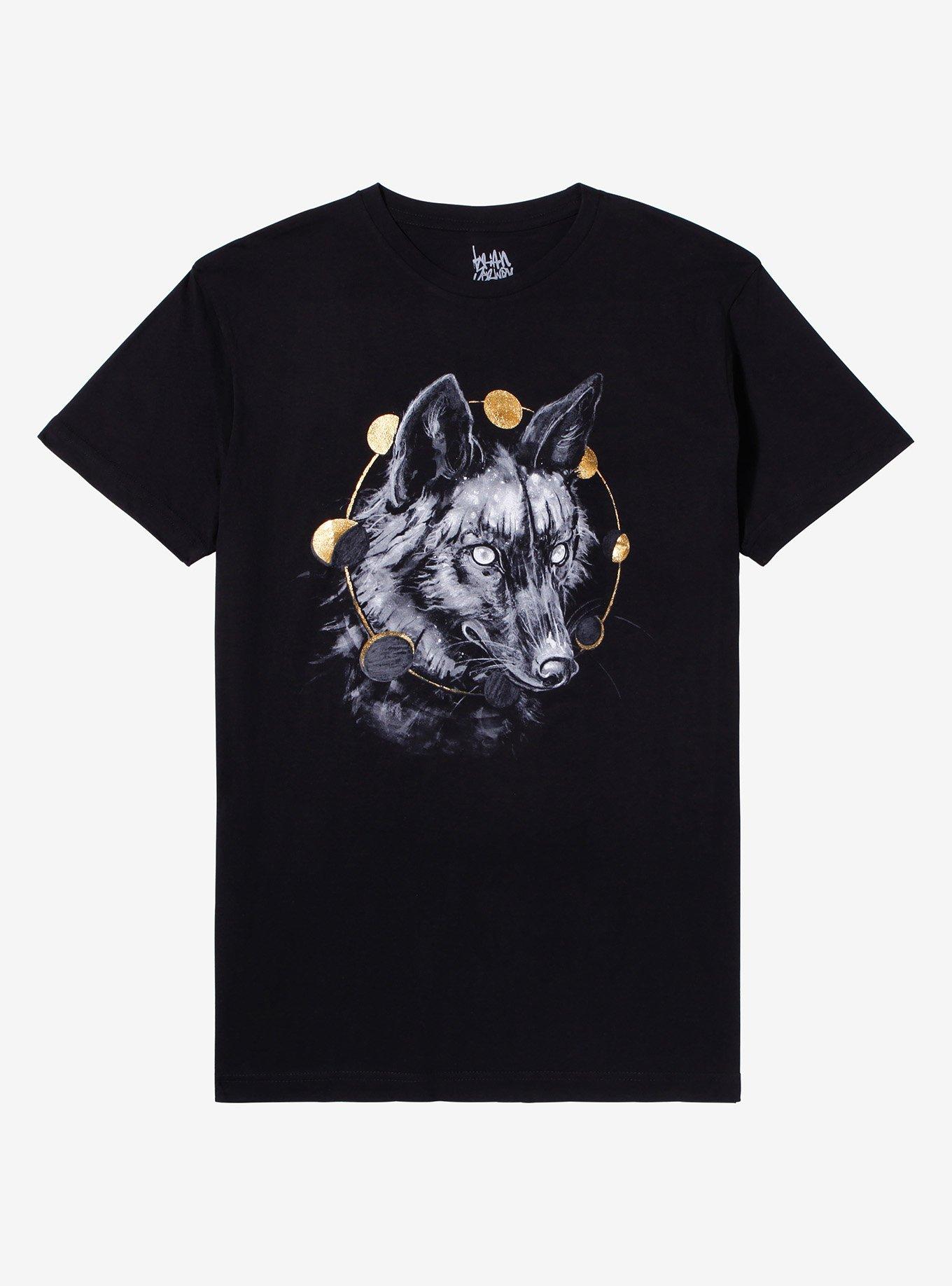 Wolf Moon Phase T-Shirt By Brian Serway, , hi-res