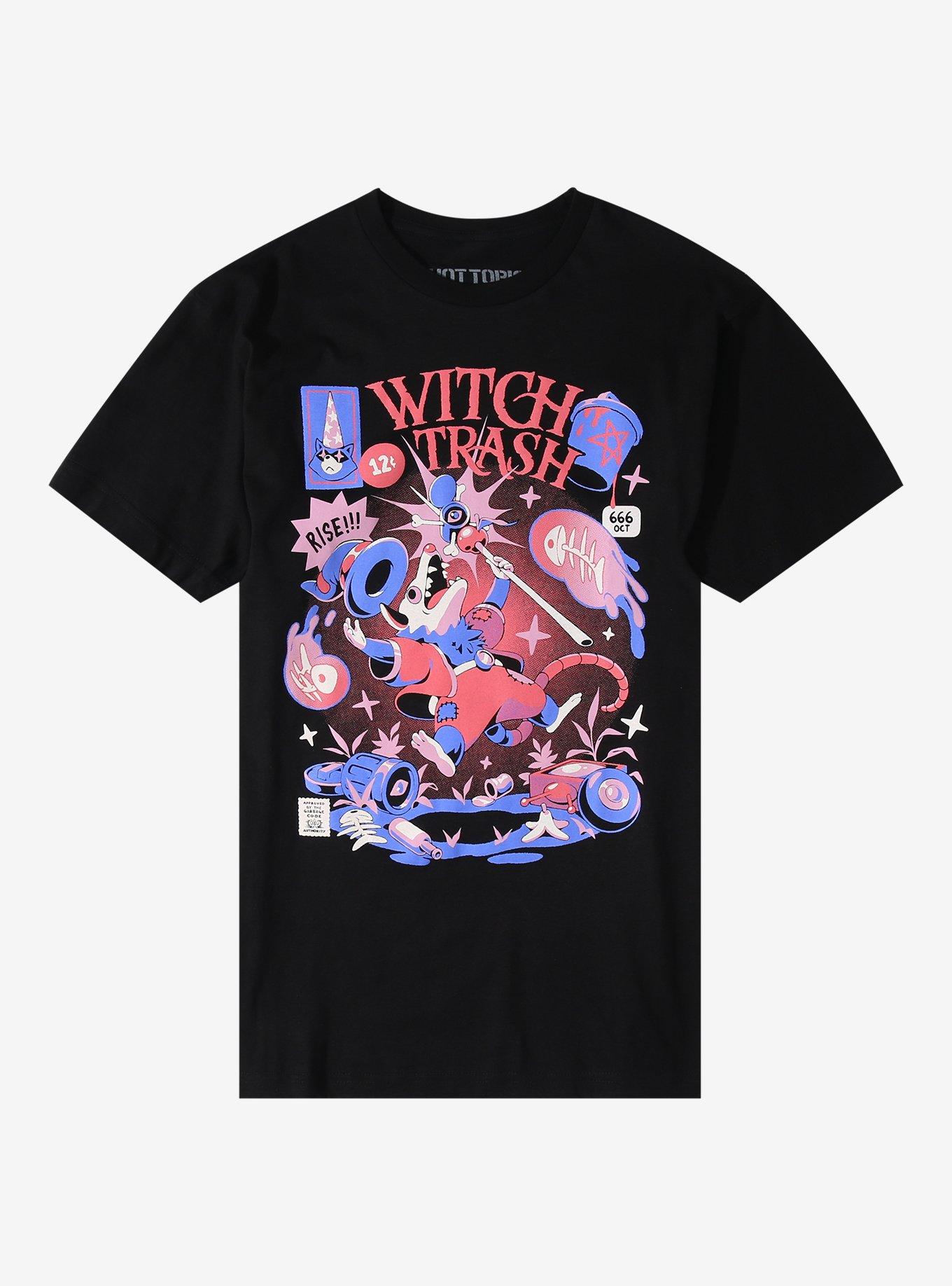 Possum Witch Trash T-Shirt By Illustrata, , hi-res