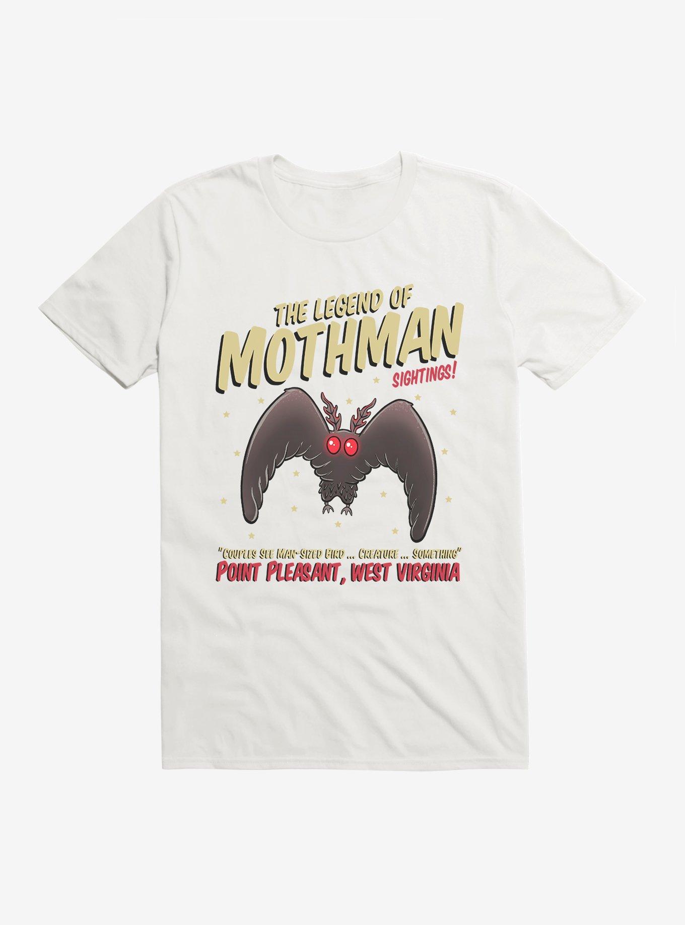 The Legend of Mothman T-Shirt, WHITE, hi-res